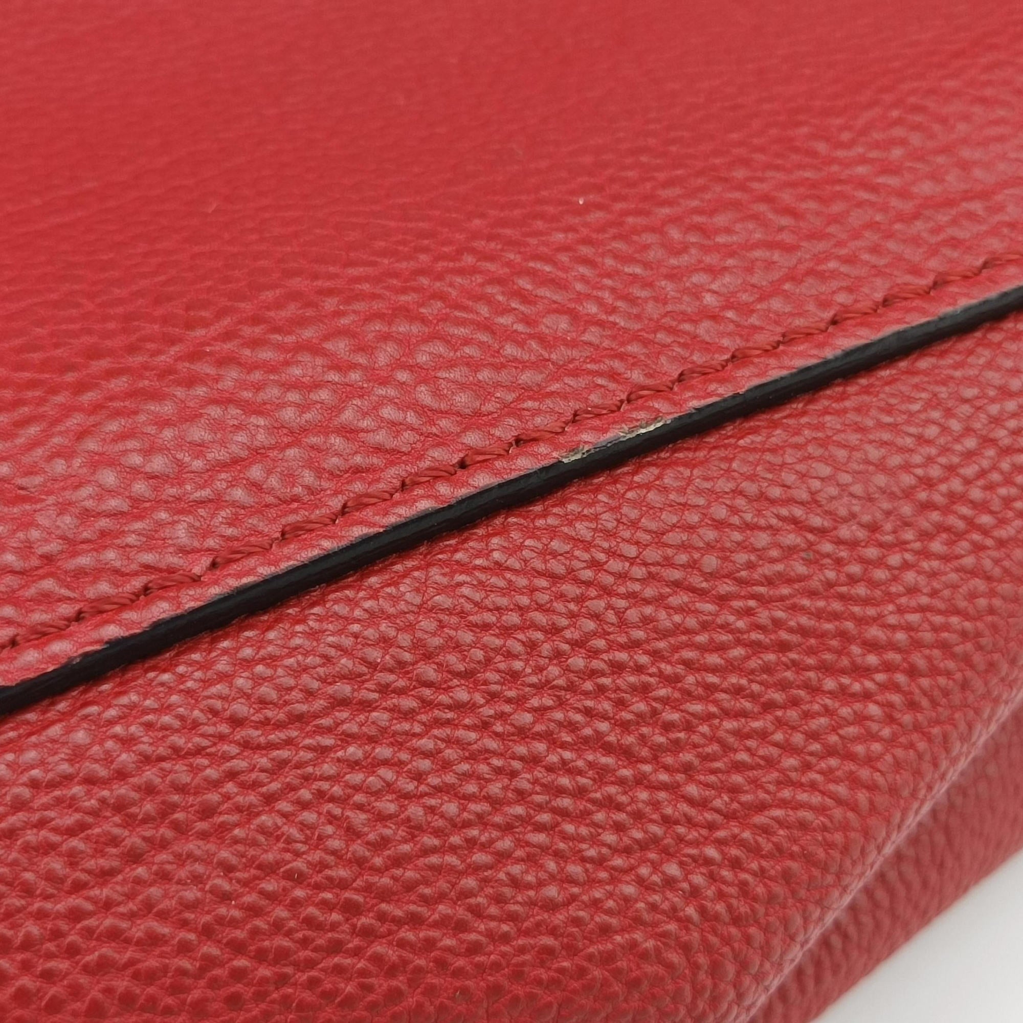 Pre-owned Chloe Elsie Red Leather  shoulderbag | stylenewstar