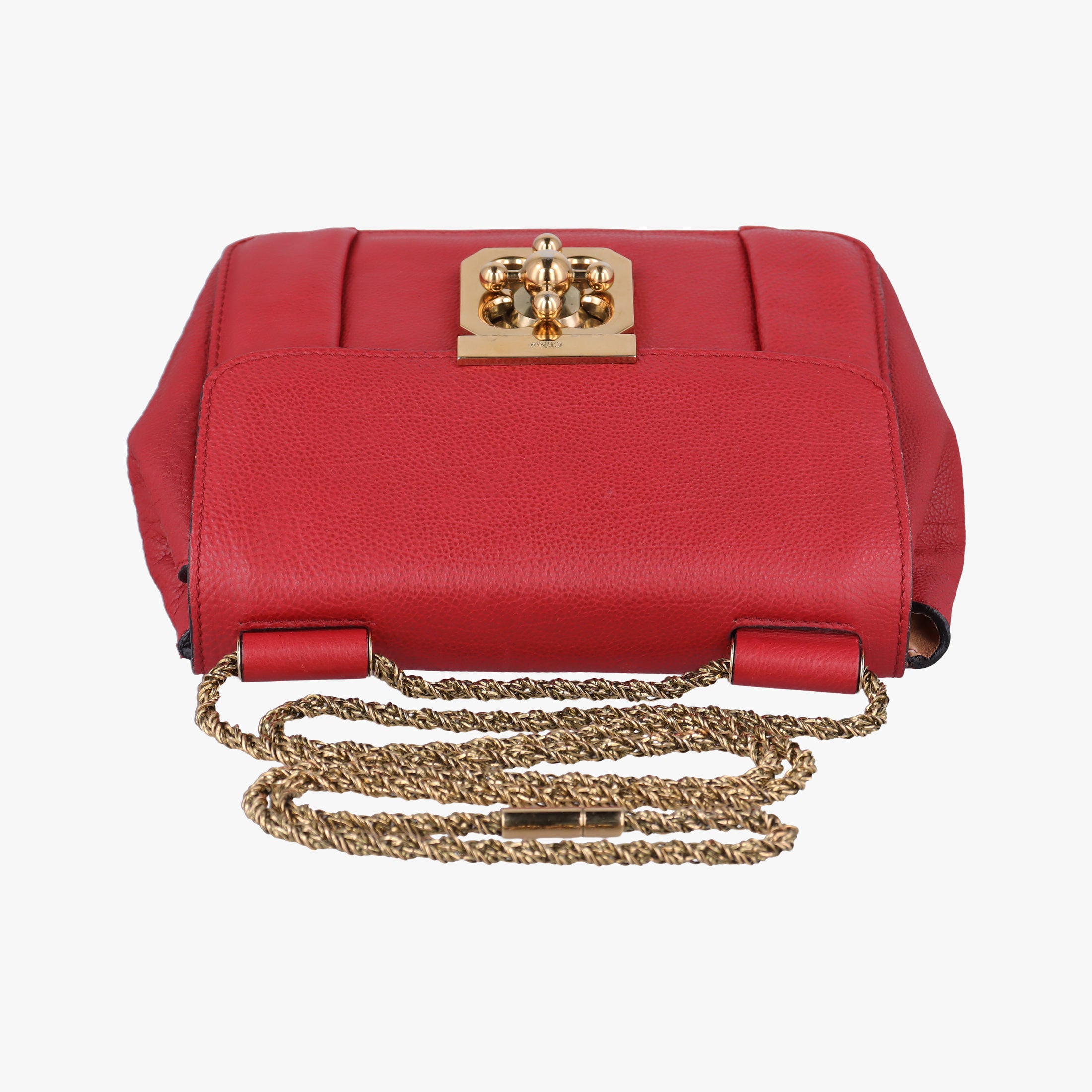 Pre-owned Chloe Elsie Red Leather  shoulderbag | stylenewstar