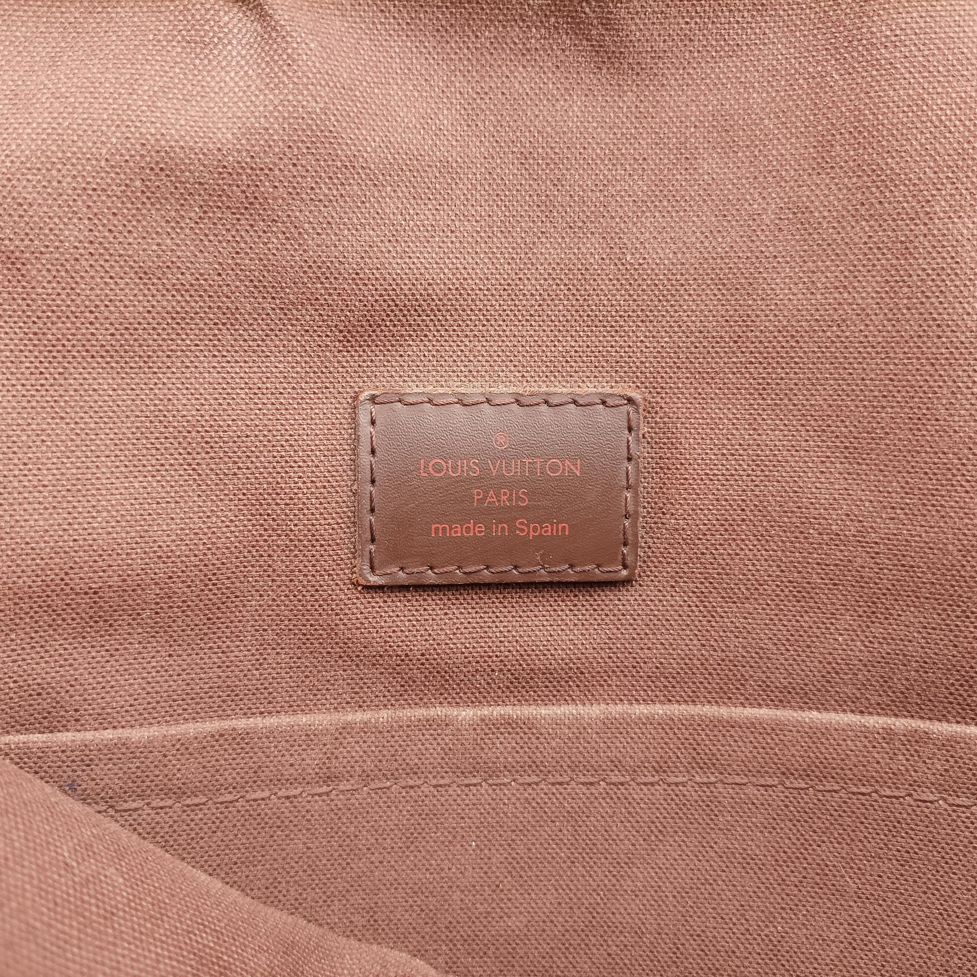 Pre-owned Louis Vuitton BROOKLYN MM EBENE Damier Canvas N51211 shoulderbag | stylenewstar