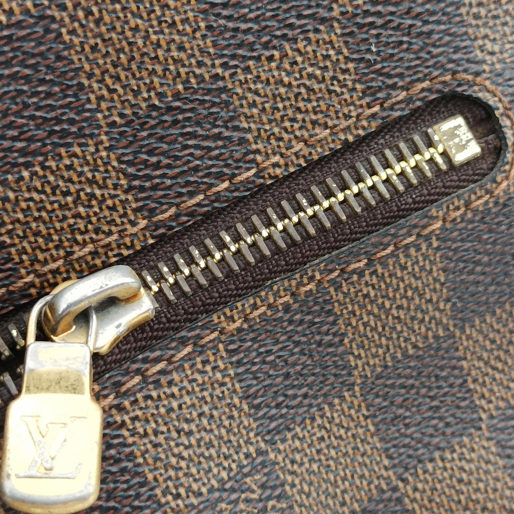 Pre-owned Louis Vuitton BROOKLYN MM EBENE Damier Canvas N51211 shoulderbag | stylenewstar