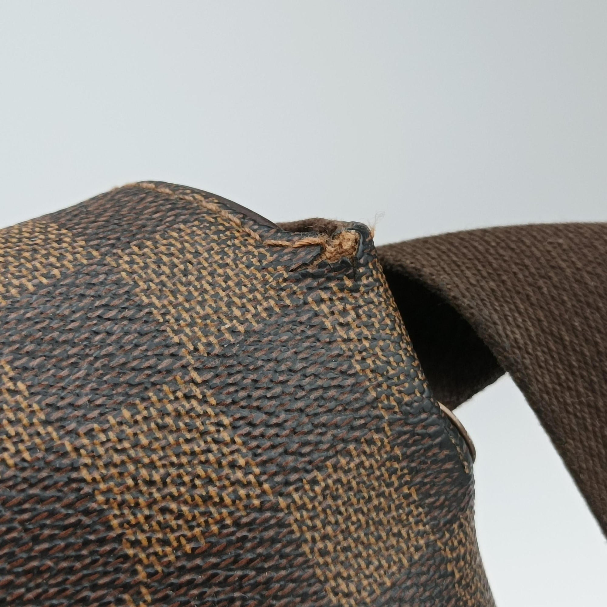 Pre-owned Louis Vuitton BROOKLYN MM EBENE Damier Canvas N51211 shoulderbag | stylenewstar