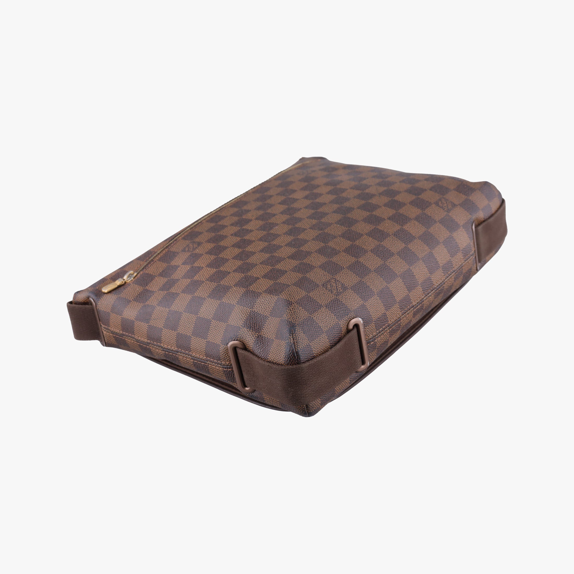 Pre-owned Louis Vuitton BROOKLYN MM EBENE Damier Canvas N51211 shoulderbag | stylenewstar