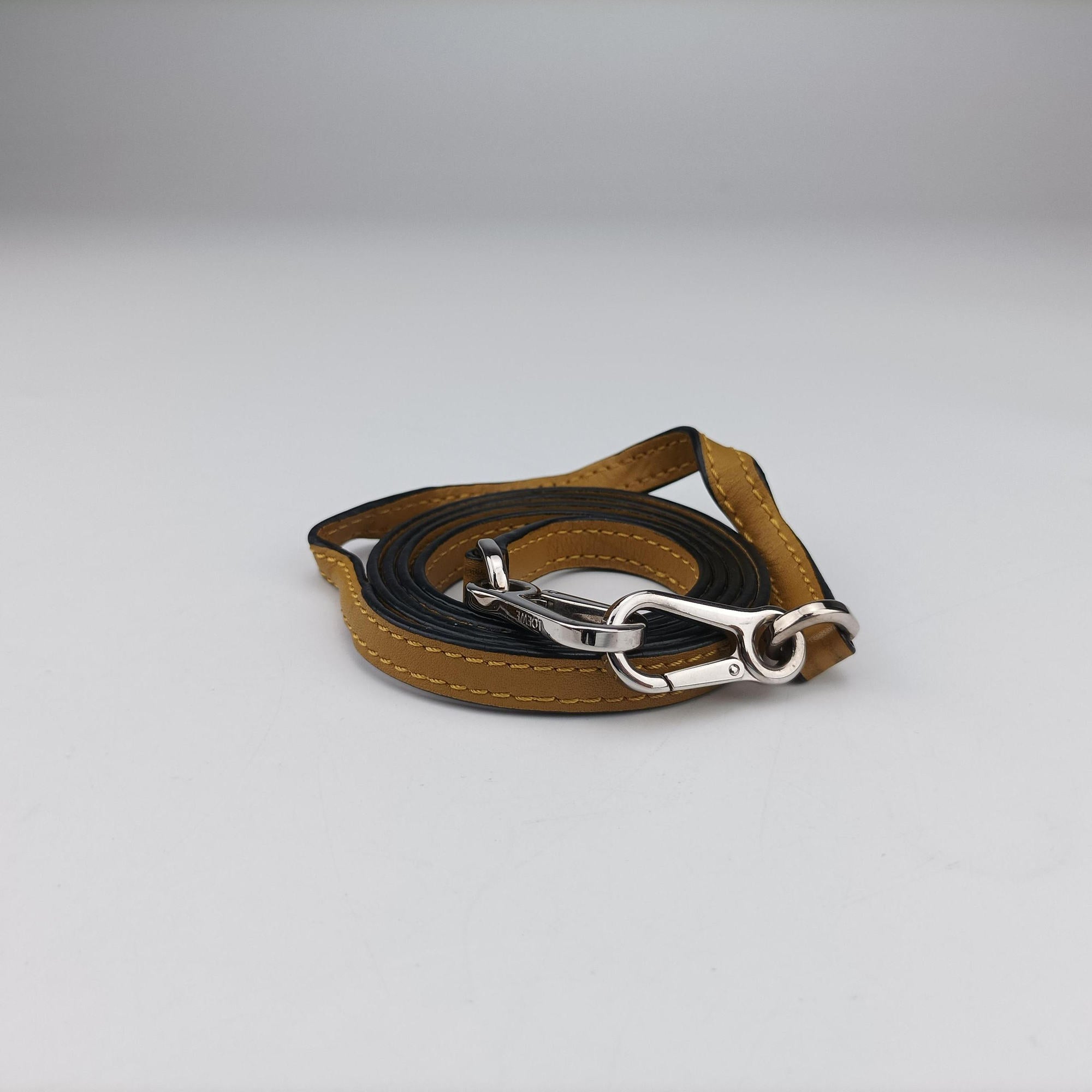 Pre-owned Loewe Puzzle　mini Beige × Khaki × Yellow Leather  shoulderbag | stylenewstar
