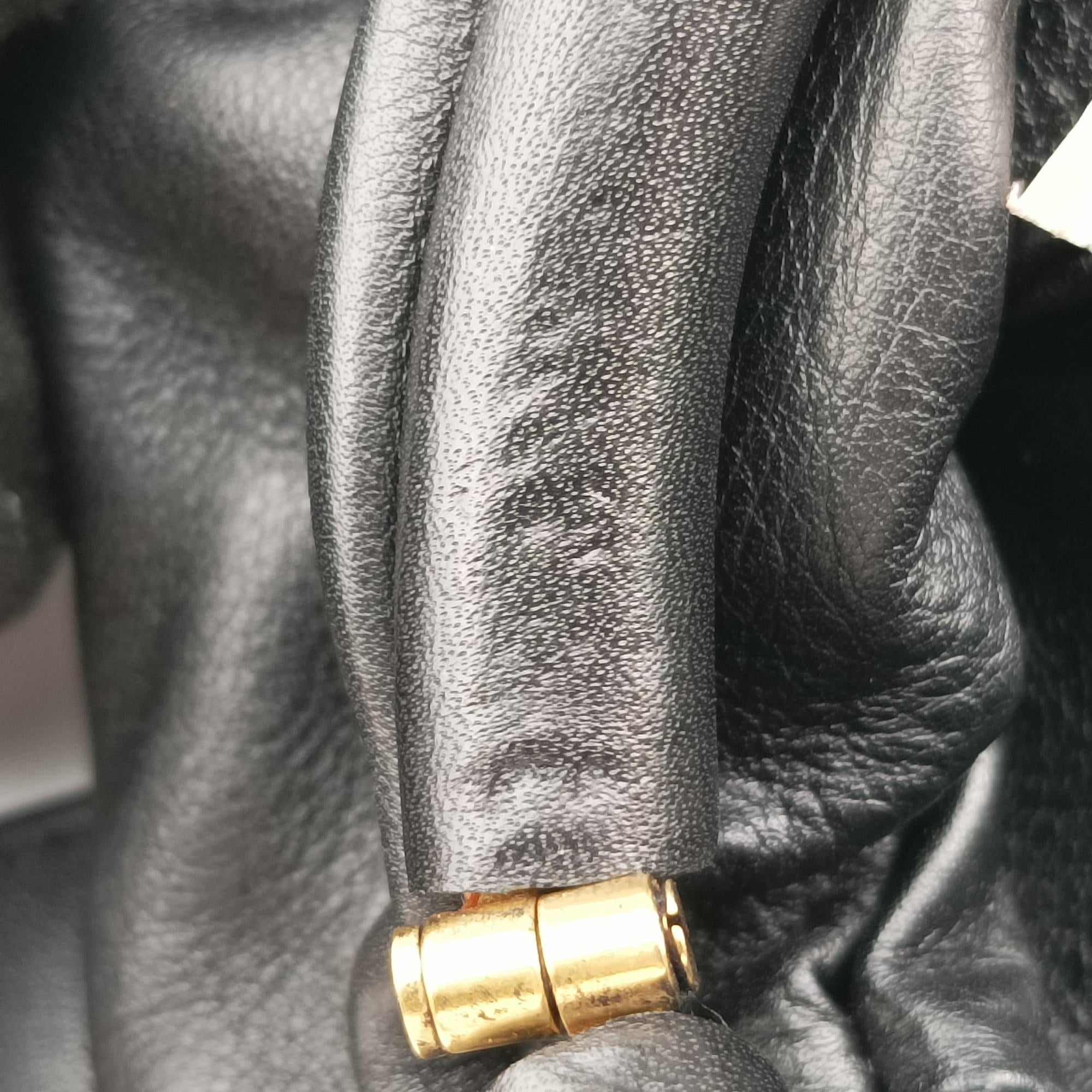 Vintage Bottega Veneta The Chain Pouch Black Lambskin  shoulderbag | stylenewstar