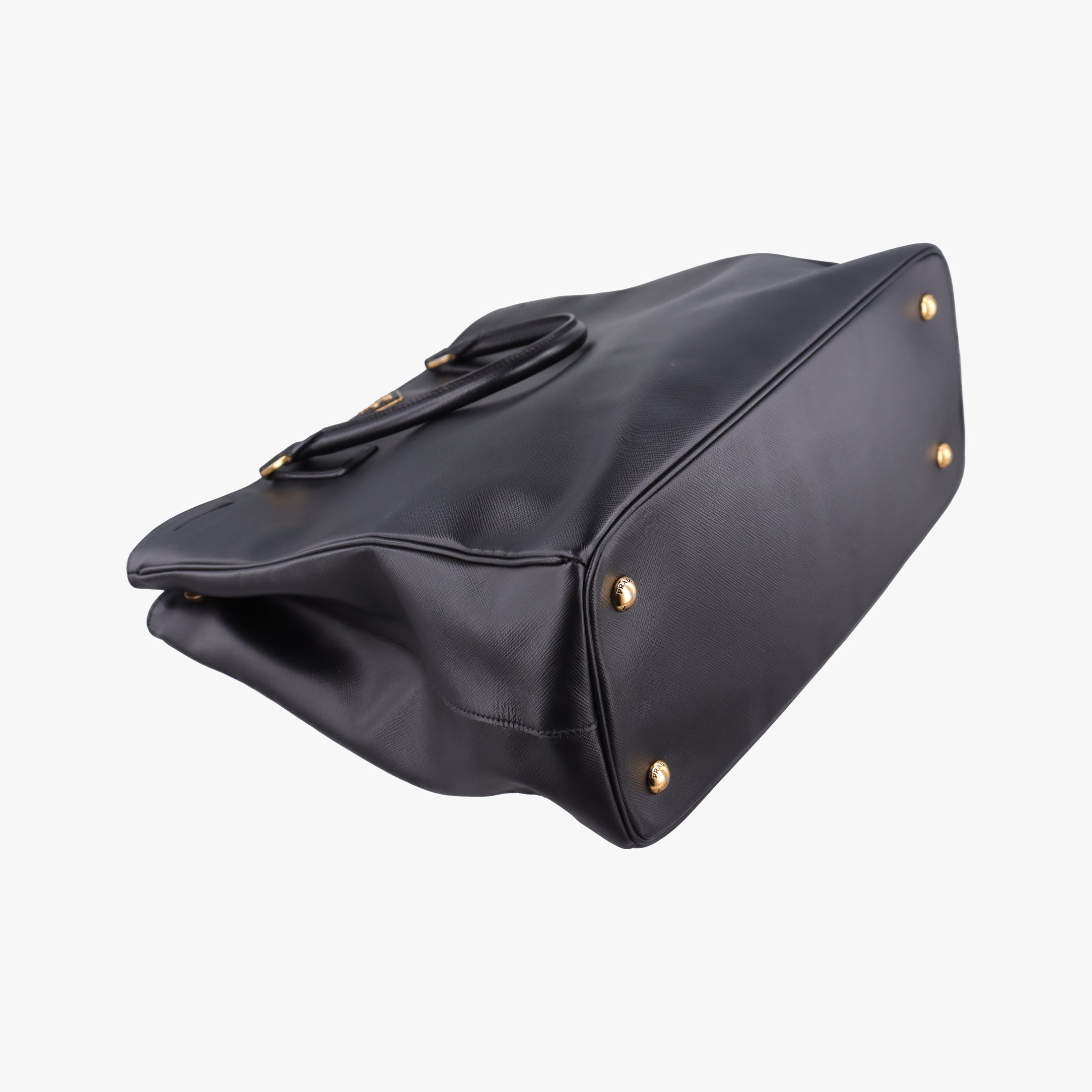 Pre-owned Prada Galleria Black SAFFIANO　Leather BN1802 shoulderbag | stylenewstar