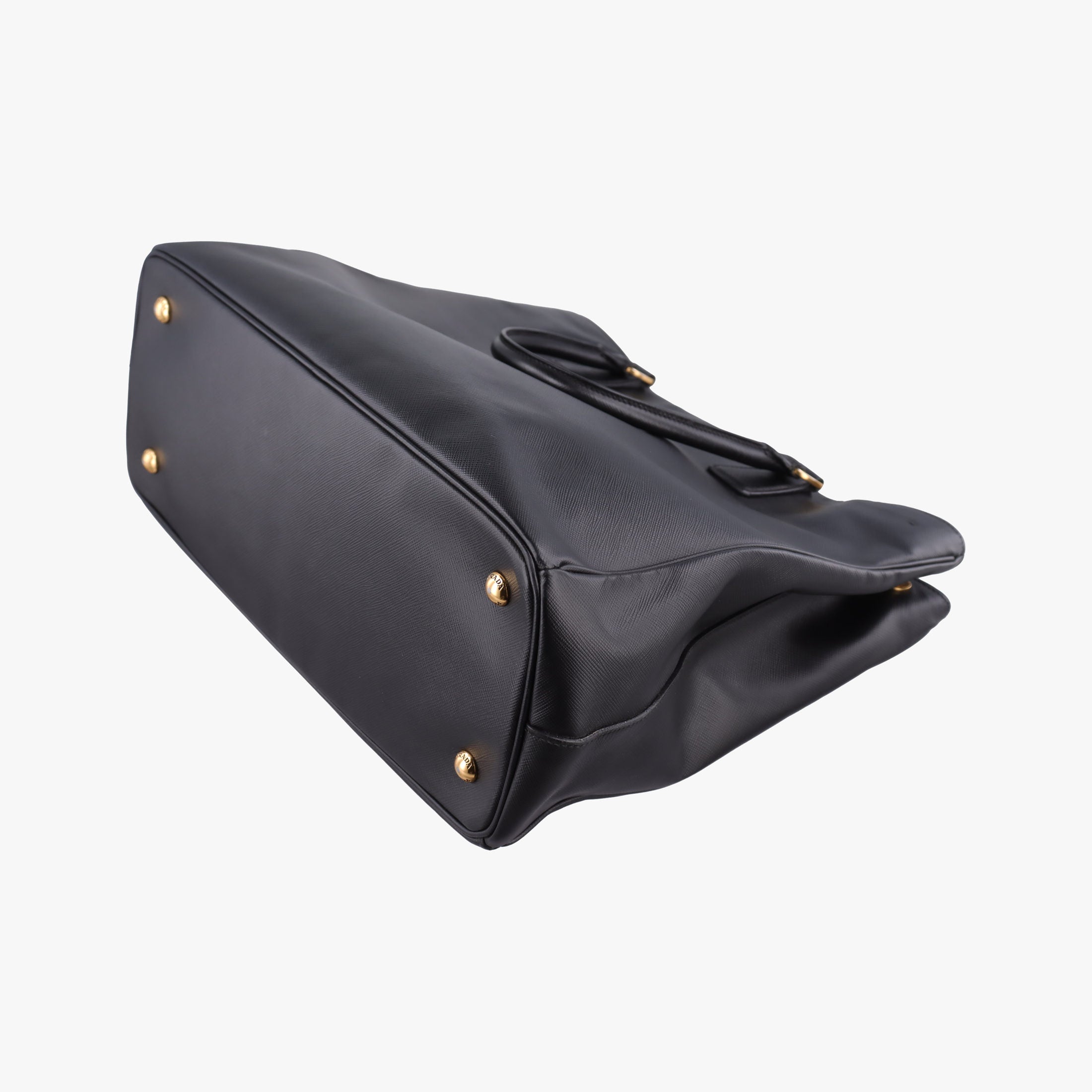Pre-owned Prada Galleria Black SAFFIANO　Leather BN1802 shoulderbag | stylenewstar