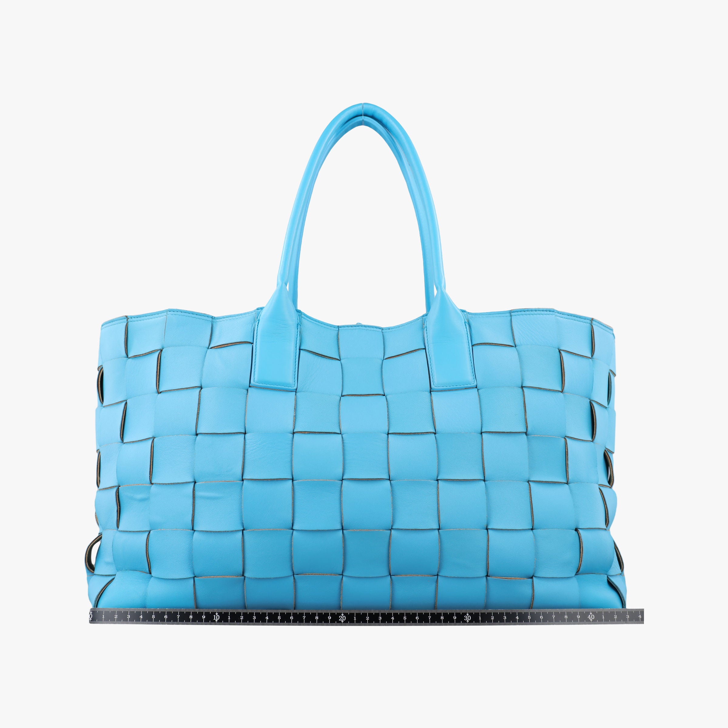 Vintage Bottega Veneta padded intrecciato Blue lambskin  handbag | stylenewstar