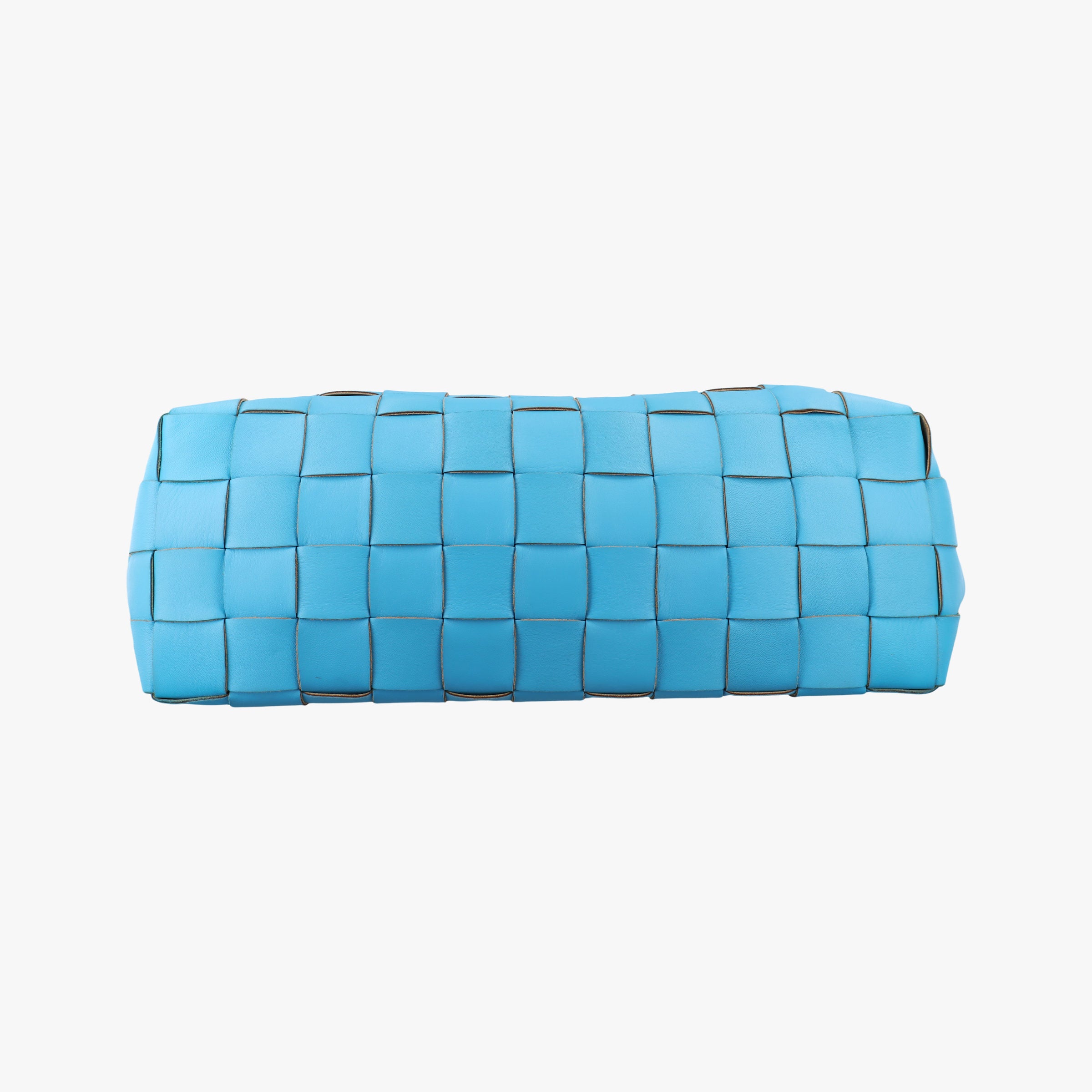 Vintage Bottega Veneta padded intrecciato Blue lambskin  handbag | stylenewstar