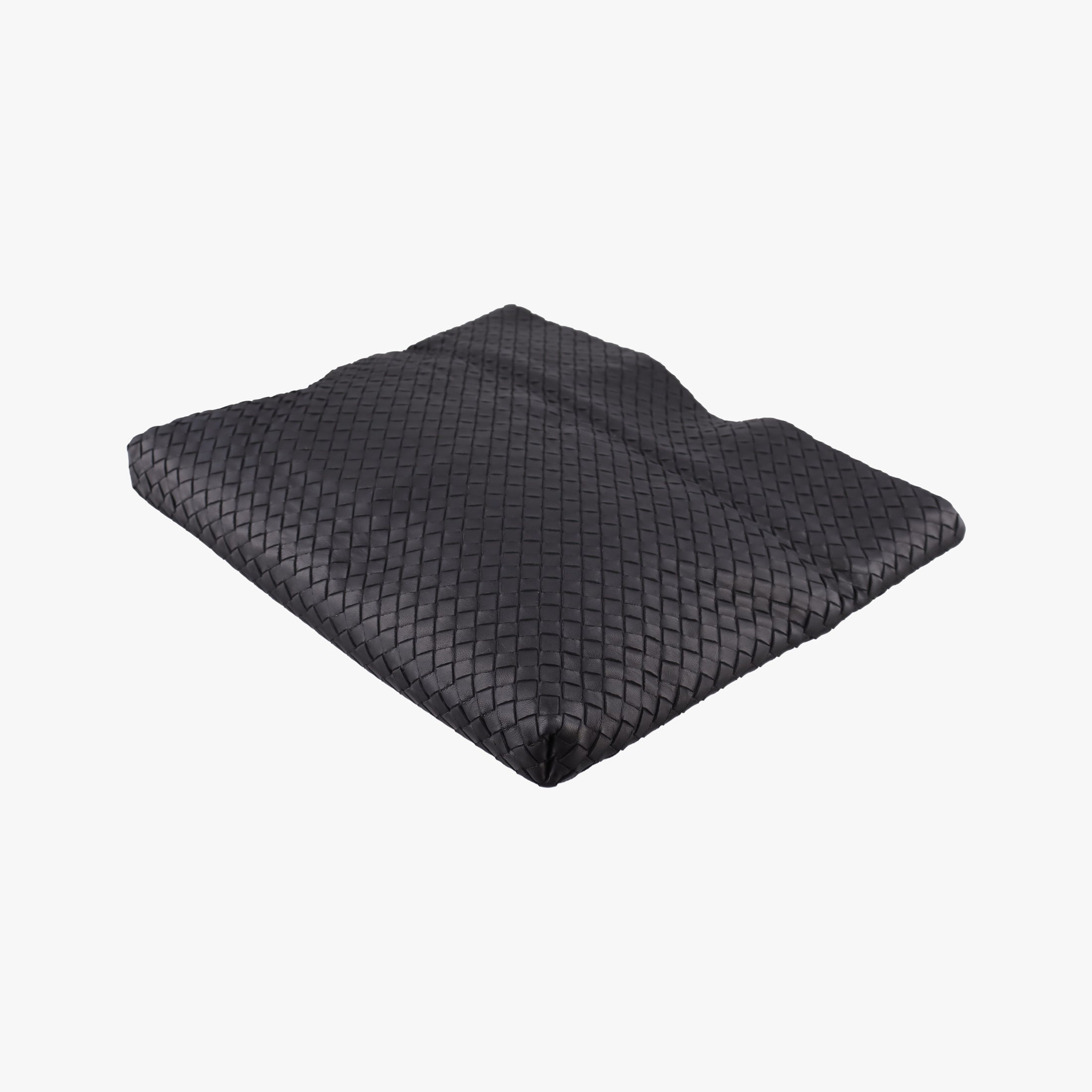 Pre-owned Bottega Veneta Intrecciato Black lambskin  shoulderbag | stylenewstar