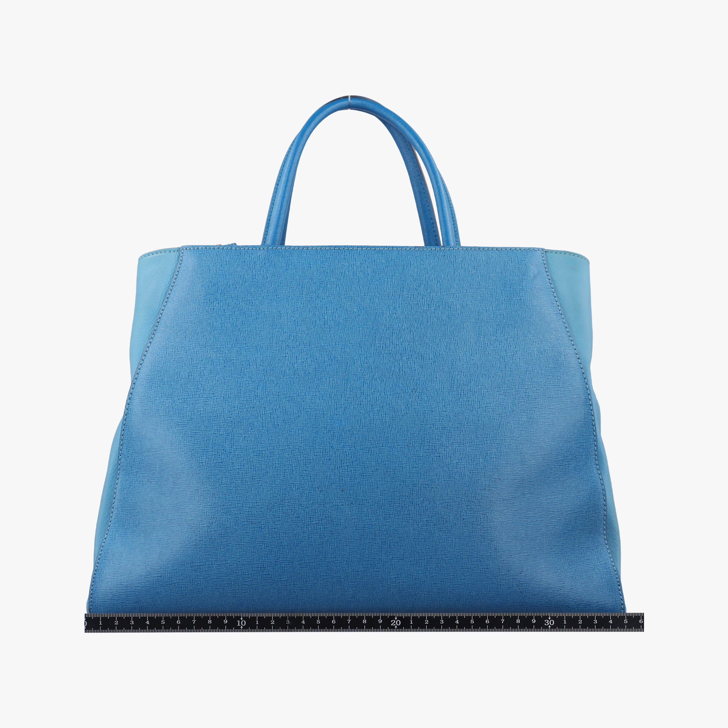 Vintage Fendi 2 JOURS Blue Leather 8BH250 shoulderbag | stylenewstar
