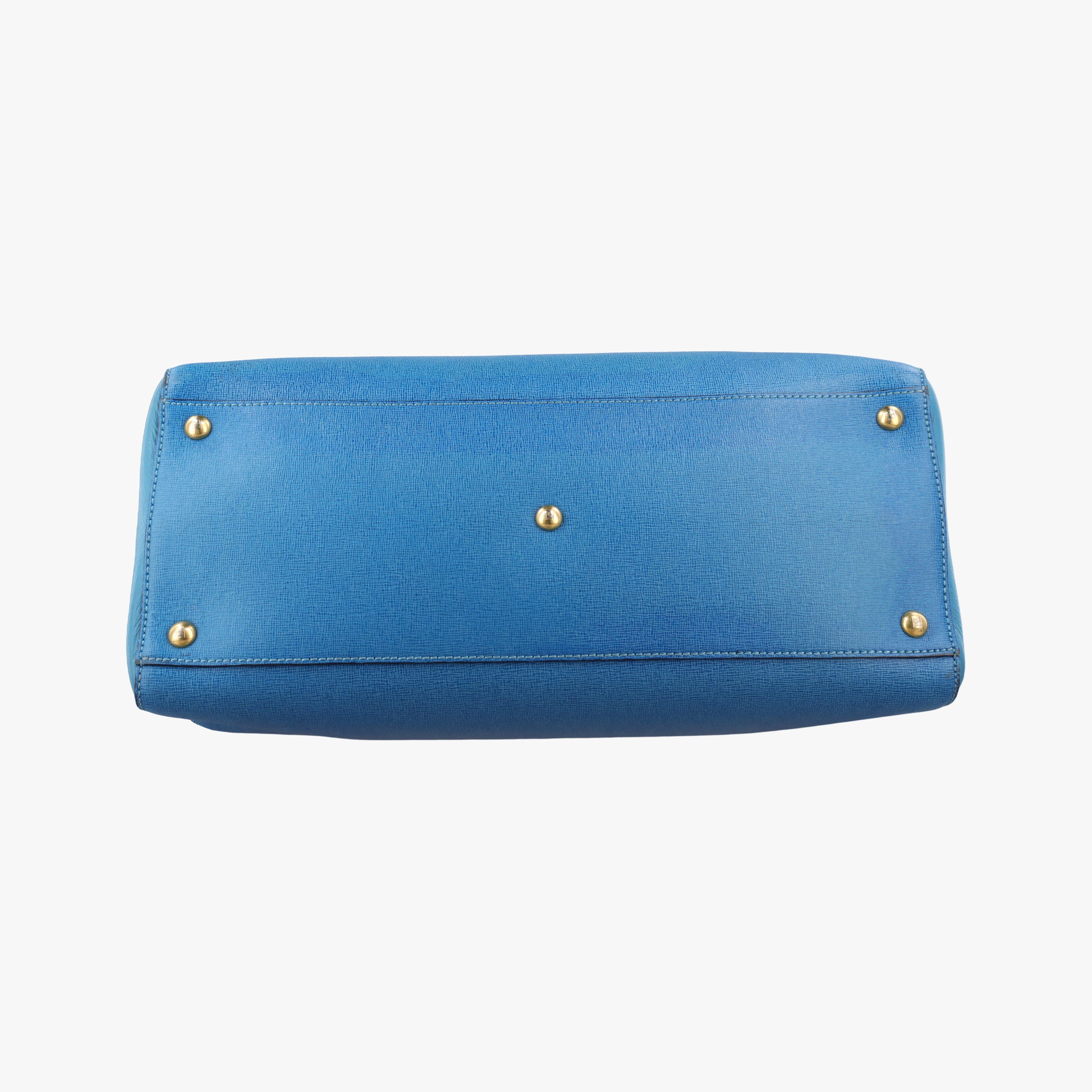 Vintage Fendi 2 JOURS Blue Leather 8BH250 shoulderbag | stylenewstar