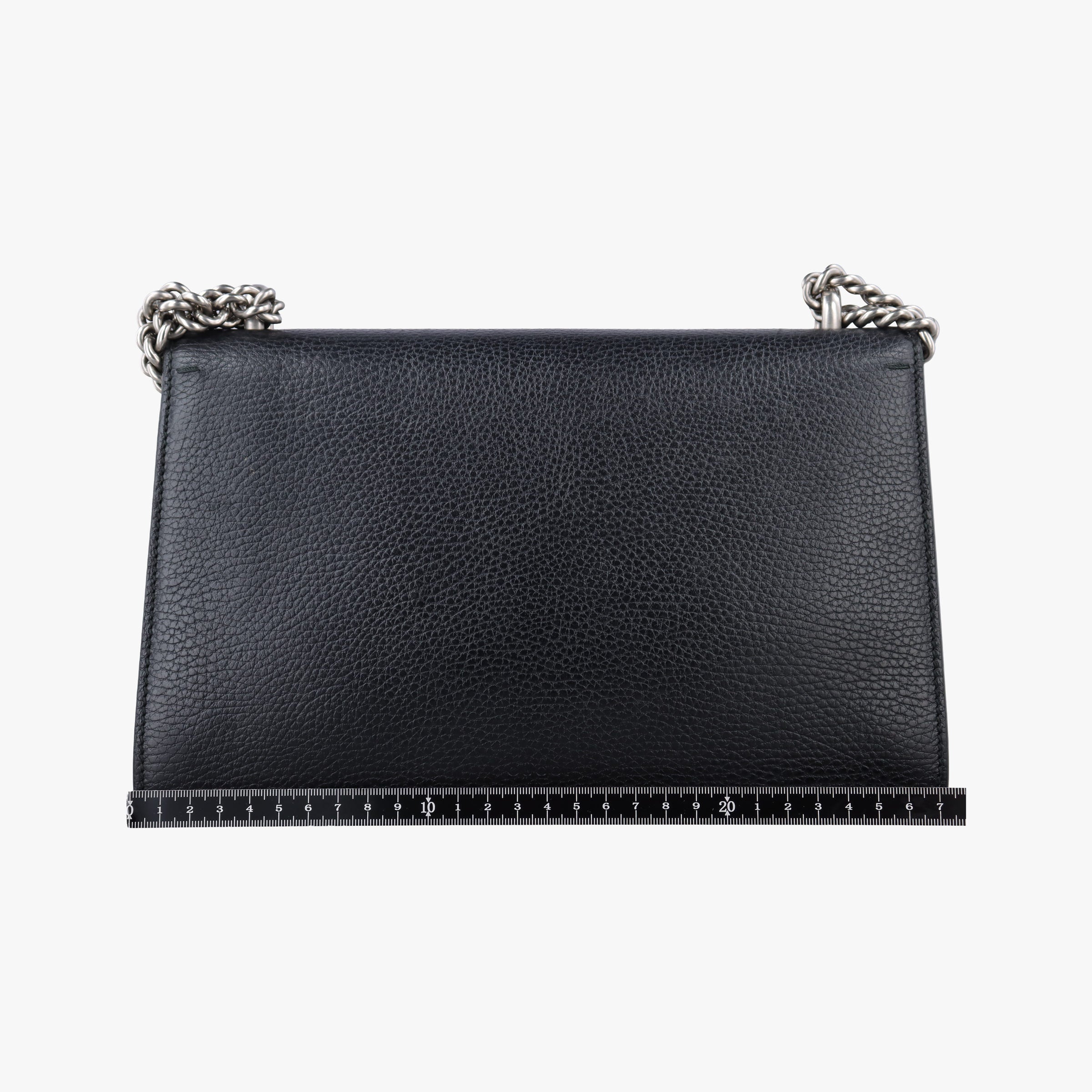 Pre-owned Gucci Dionysus Black Leather 400429 shoulderbag | stylenewstar
