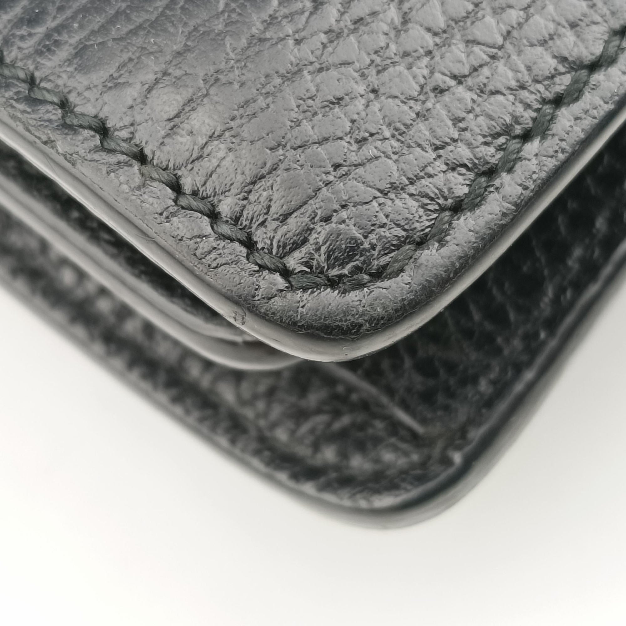Pre-owned Gucci Dionysus Black Leather 400429 shoulderbag | stylenewstar
