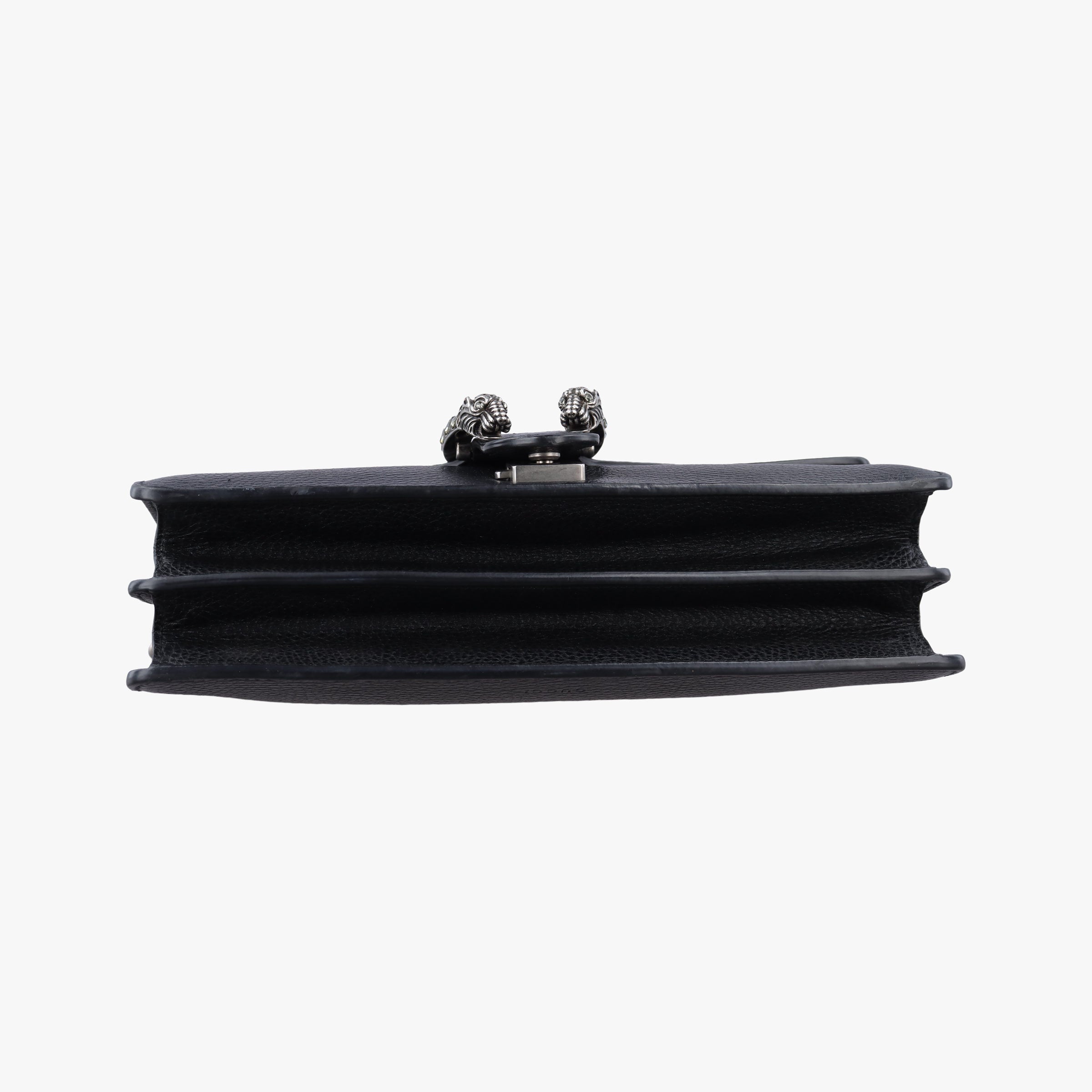 Pre-owned Gucci Dionysus Black Leather 400429 shoulderbag | stylenewstar