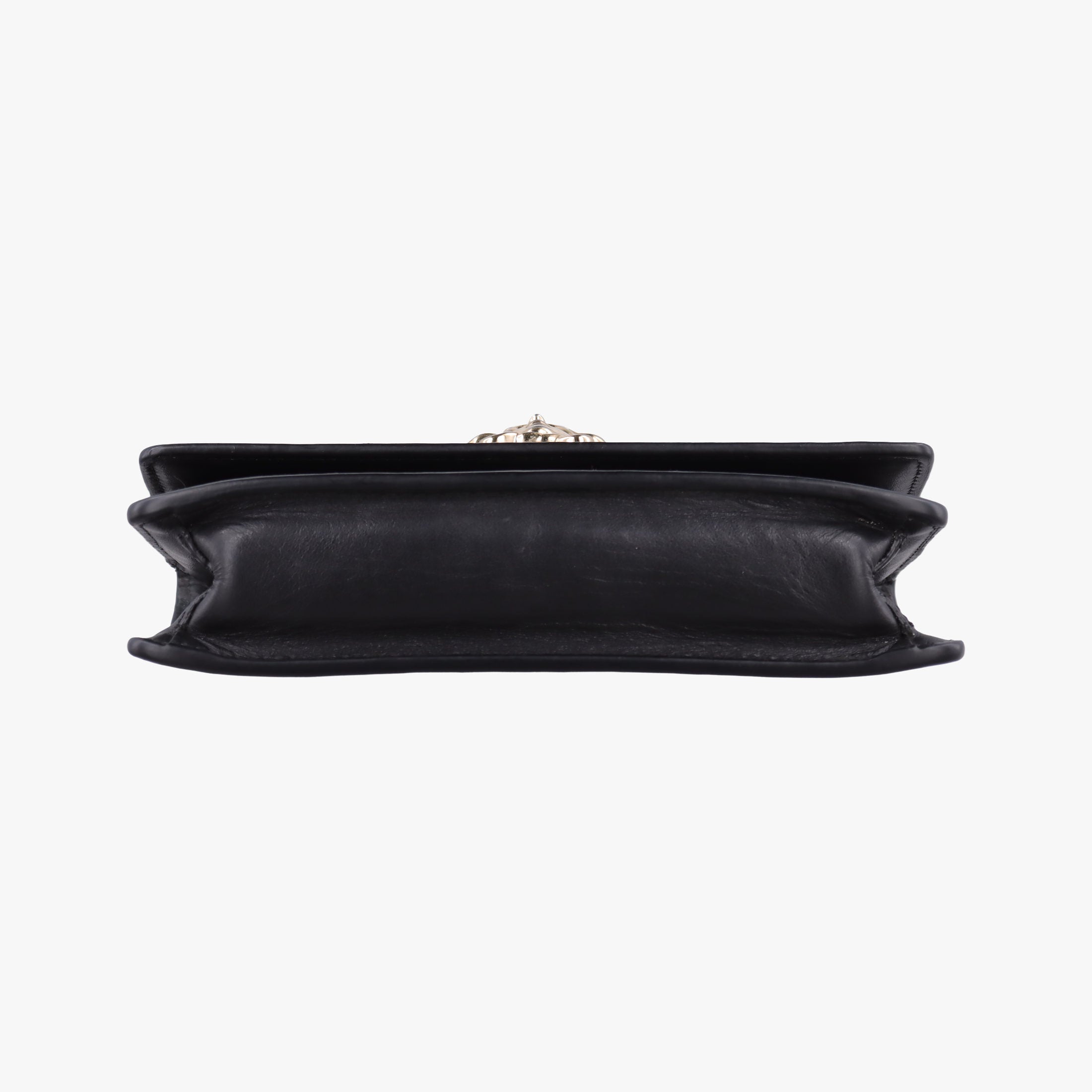 Pre-owned VERSACE La Medusa Black Leather  shoulderbag | stylenewstar