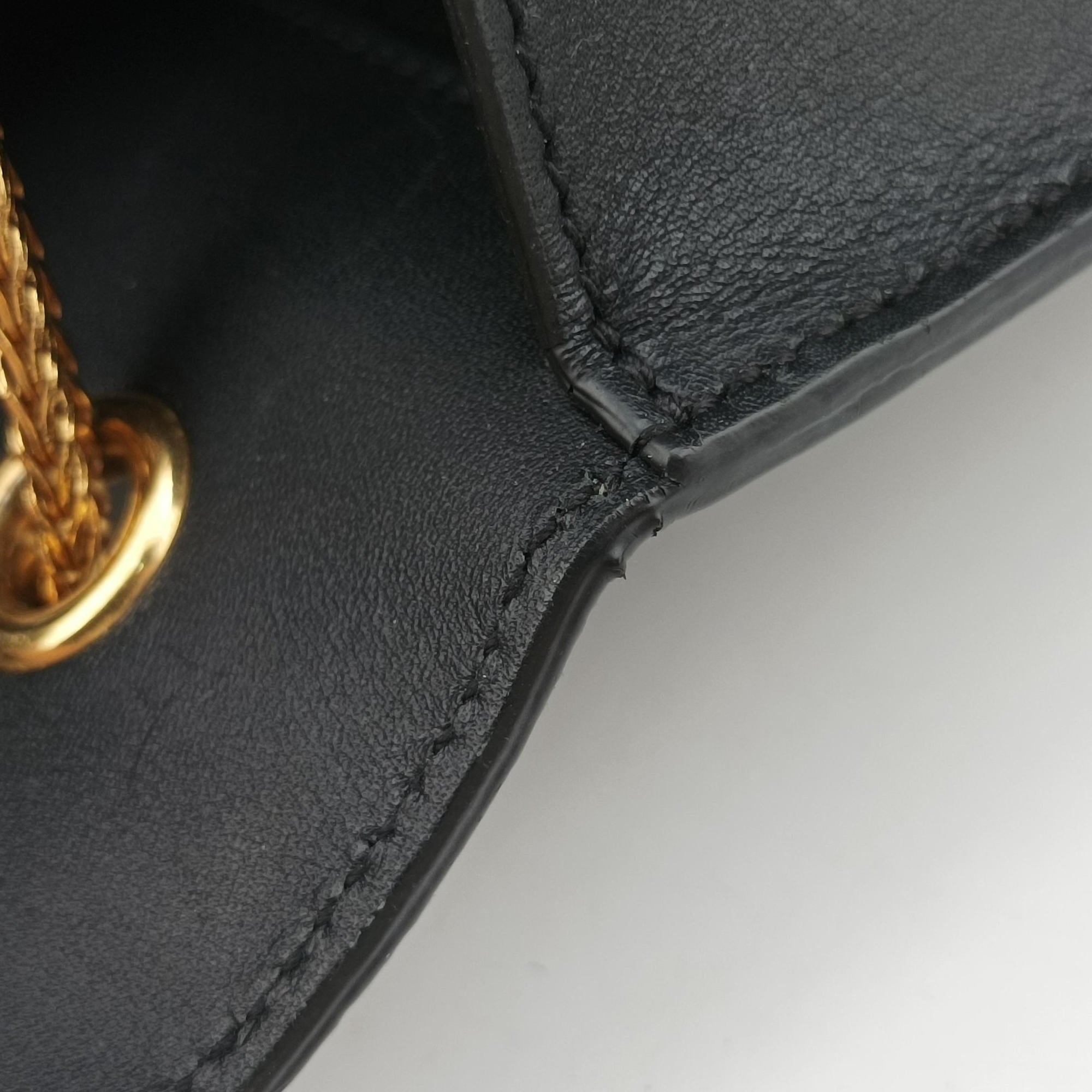 Pre-owned Yves Saint Laurent Small Betty Flap Black Suede × Leather 314516 shoulderbag | stylenewstar