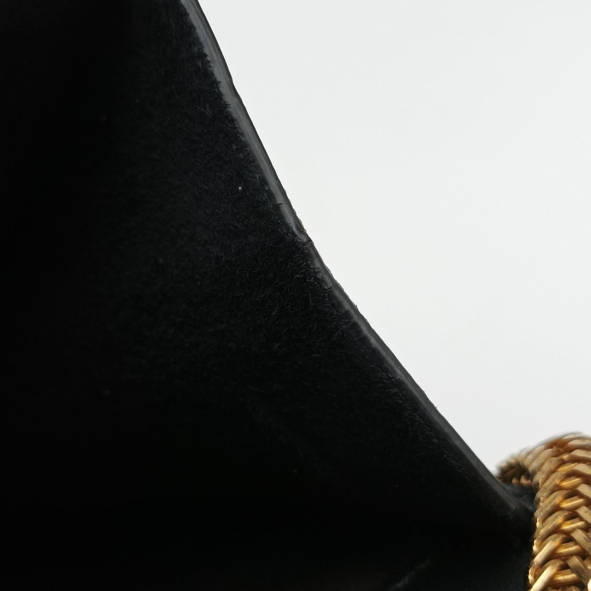 Pre-owned Yves Saint Laurent Small Betty Flap Black Suede × Leather 314516 shoulderbag | stylenewstar