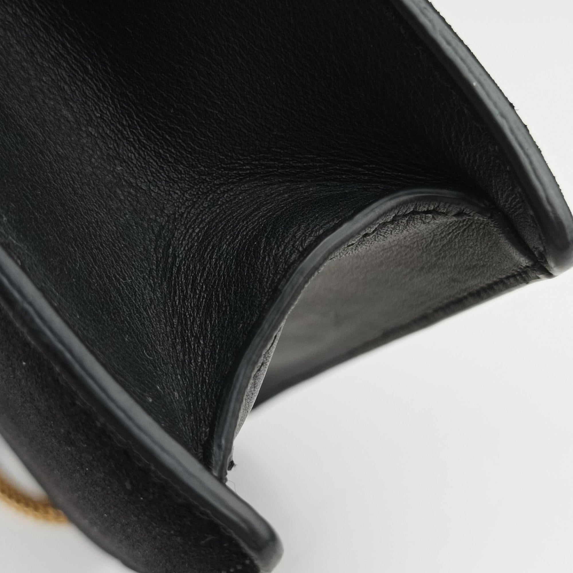 Pre-owned Yves Saint Laurent Small Betty Flap Black Suede × Leather 314516 shoulderbag | stylenewstar