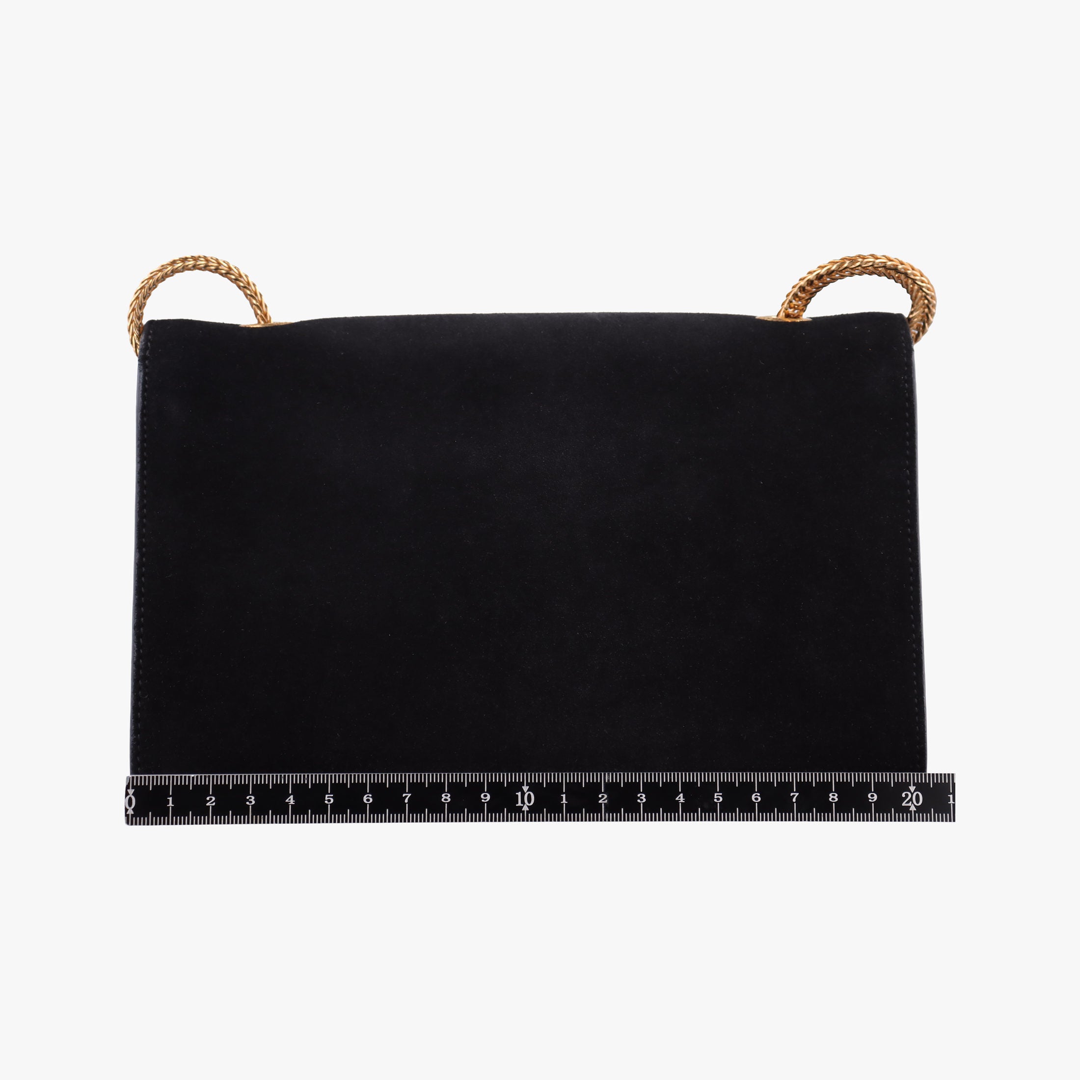 Pre-owned Yves Saint Laurent Small Betty Flap Black Suede × Leather 314516 shoulderbag | stylenewstar