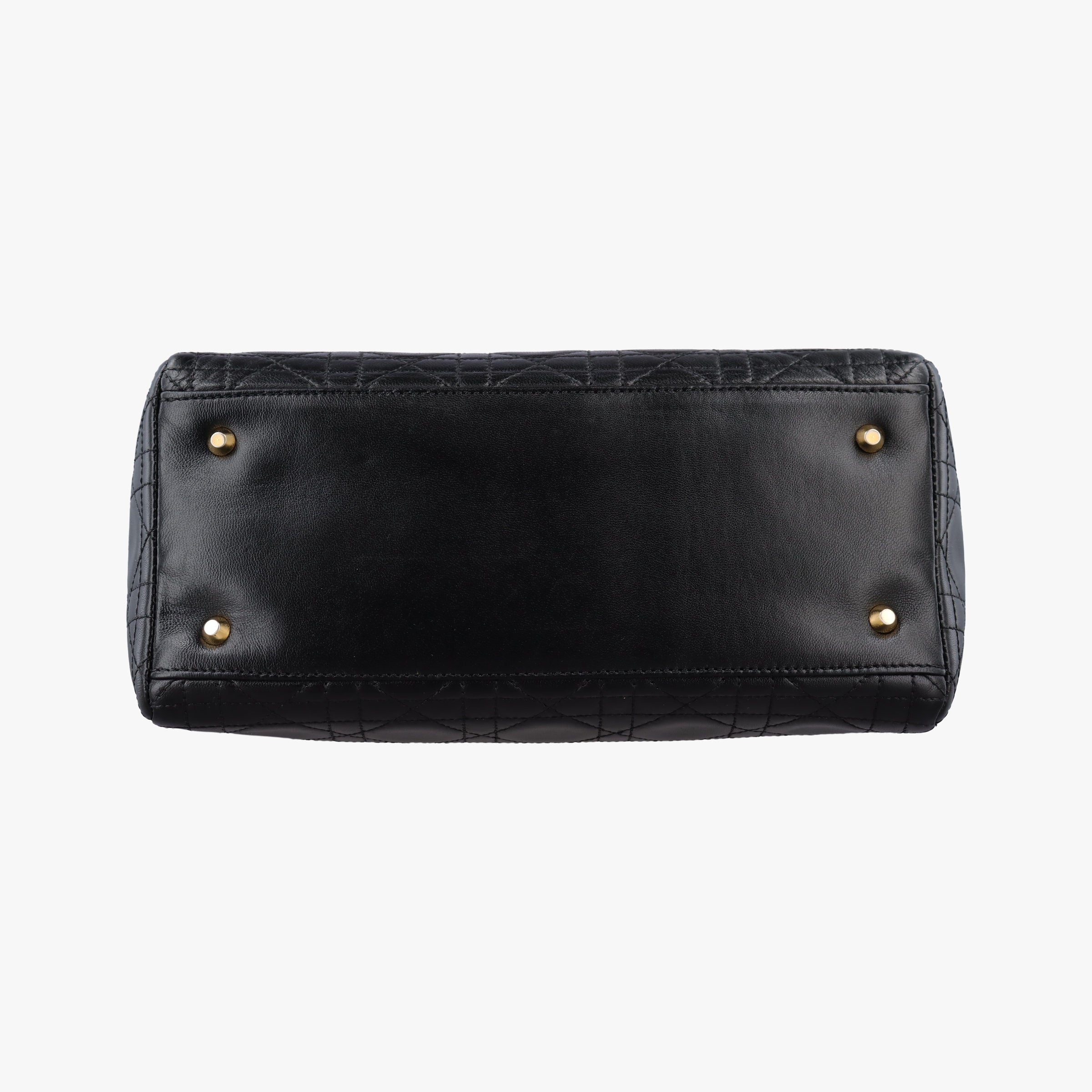 Secondhand Christian Dior Lady Dior Black lambskin  handbag | stylenewstar