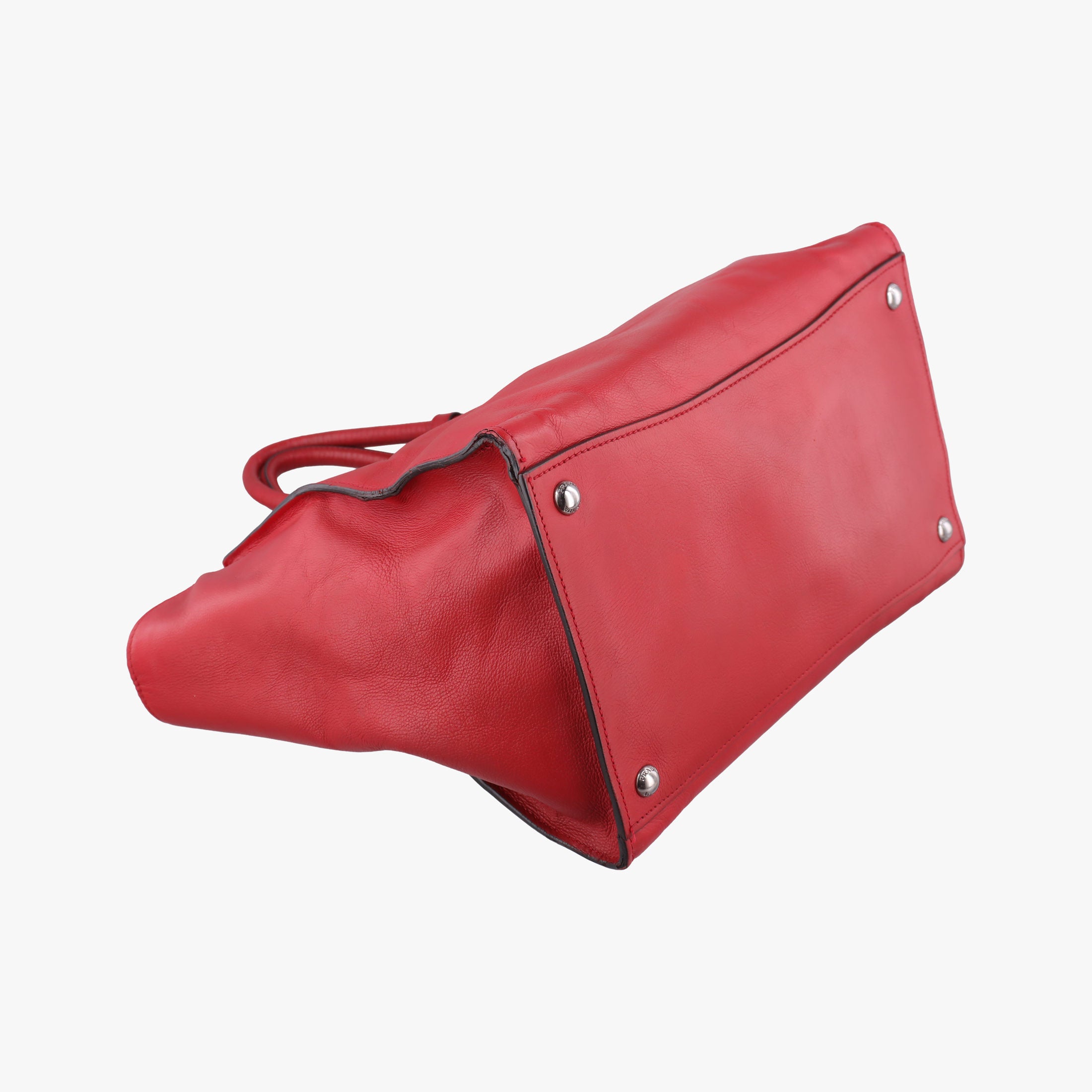 Vintage Prada Twin Pocket Winged Tote Red Leather BN2619 shoulderbag | stylenewstar