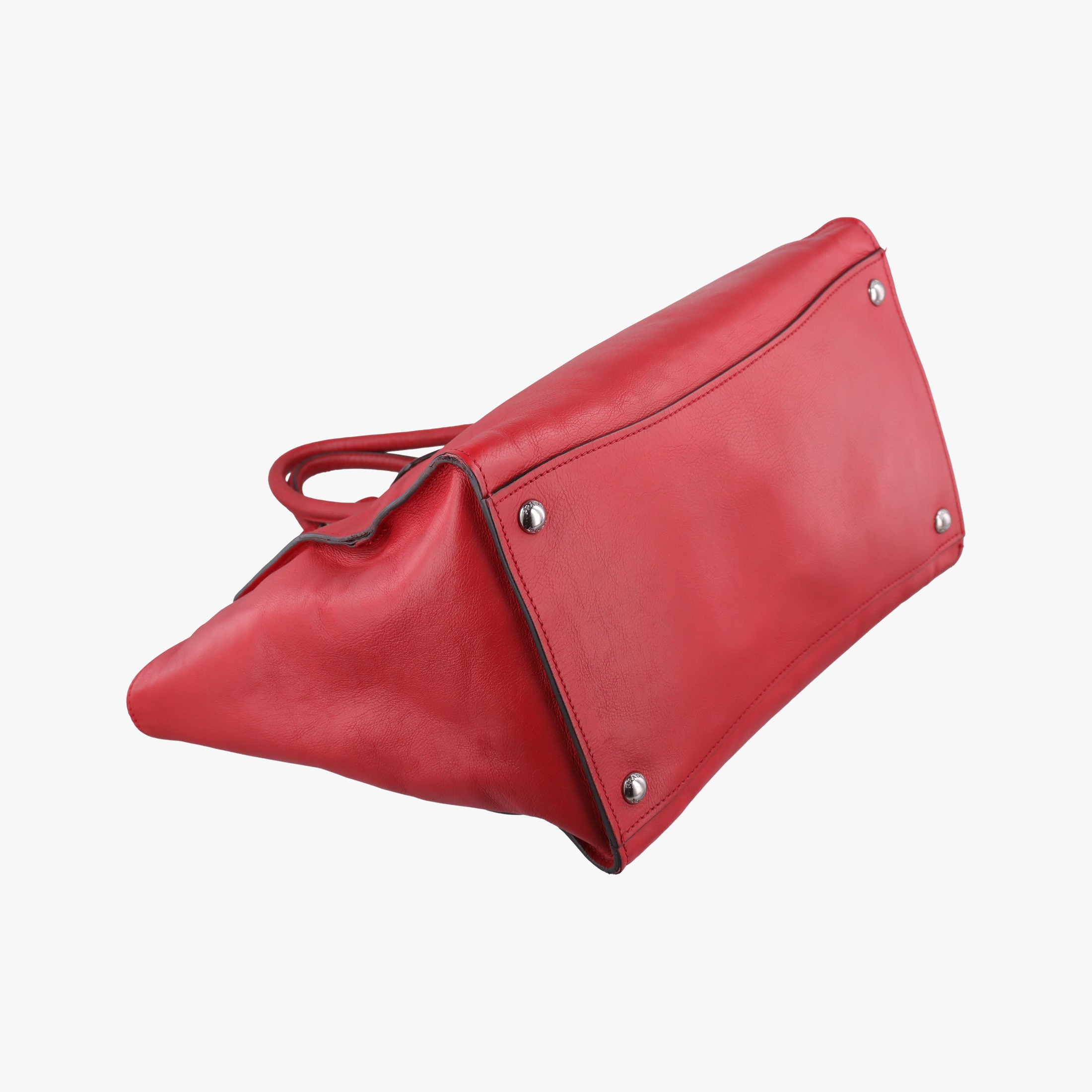 Vintage Prada Twin Pocket Winged Tote Red Leather BN2619 shoulderbag | stylenewstar