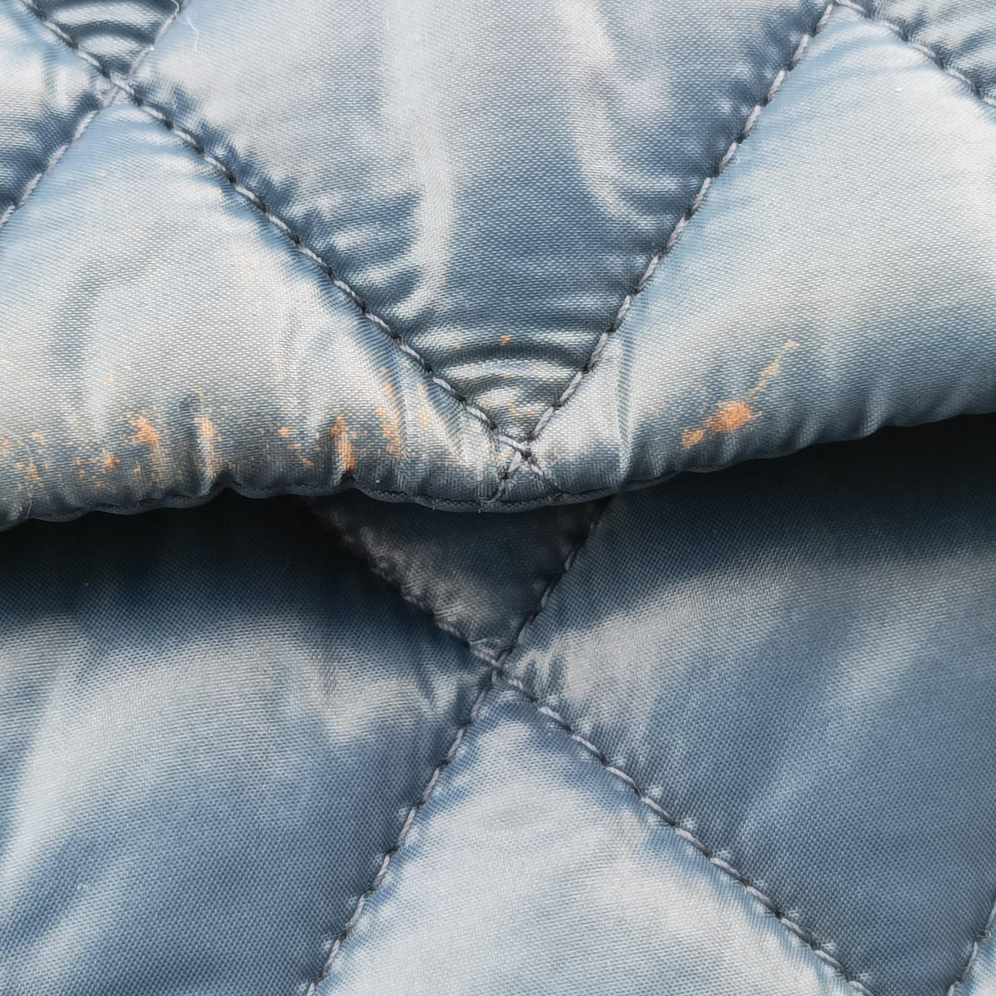 Pre-owned Chanel Cococoon Quilting Blue Nylon×Leather A47107 suitcase | stylenewstar
