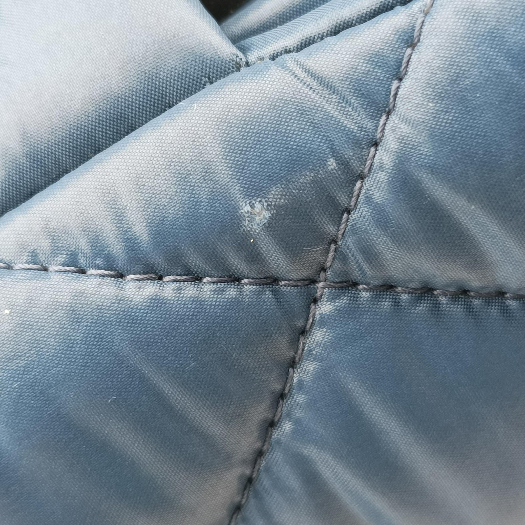 Pre-owned Chanel Cococoon Quilting Blue Nylon×Leather A47107 suitcase | stylenewstar