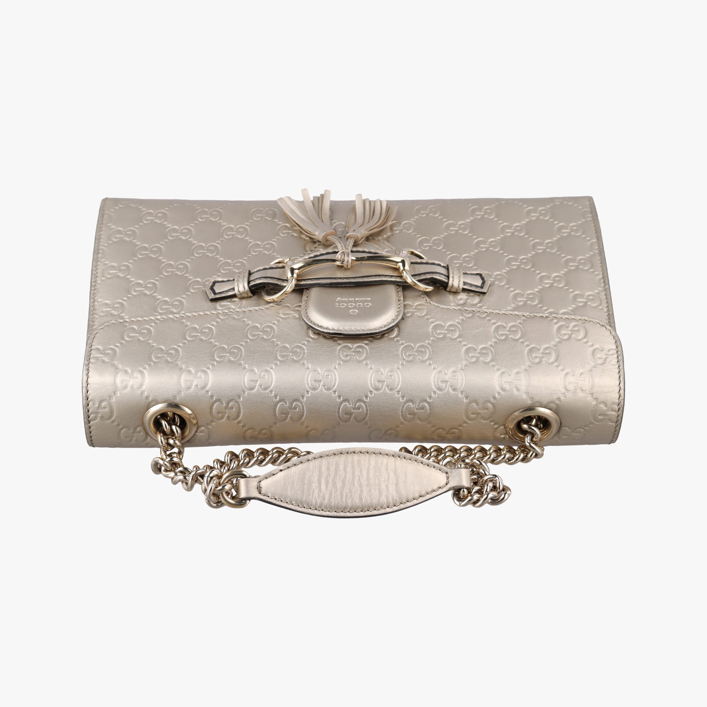 Vintage Gucci Emily Golden Leather 295402 shoulderbag | stylenewstar