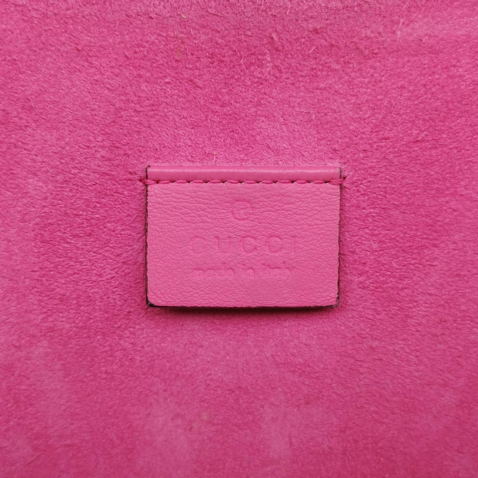 Vintage Gucci Dionysus Brown×pink PVC coated canvas × suede 400249 shoulderbag | stylenewstar