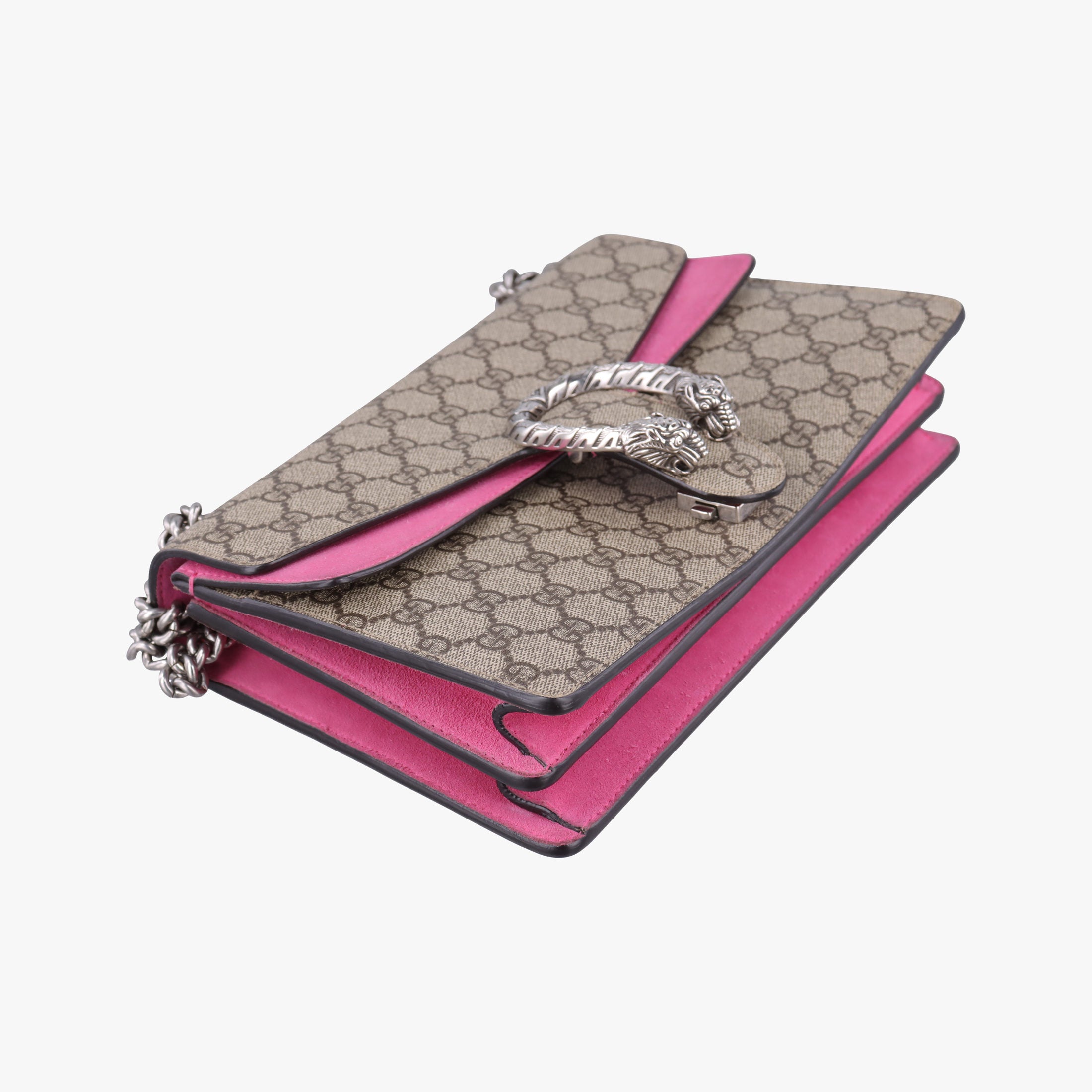 Vintage Gucci Dionysus Brown×pink PVC coated canvas × suede 400249 shoulderbag | stylenewstar