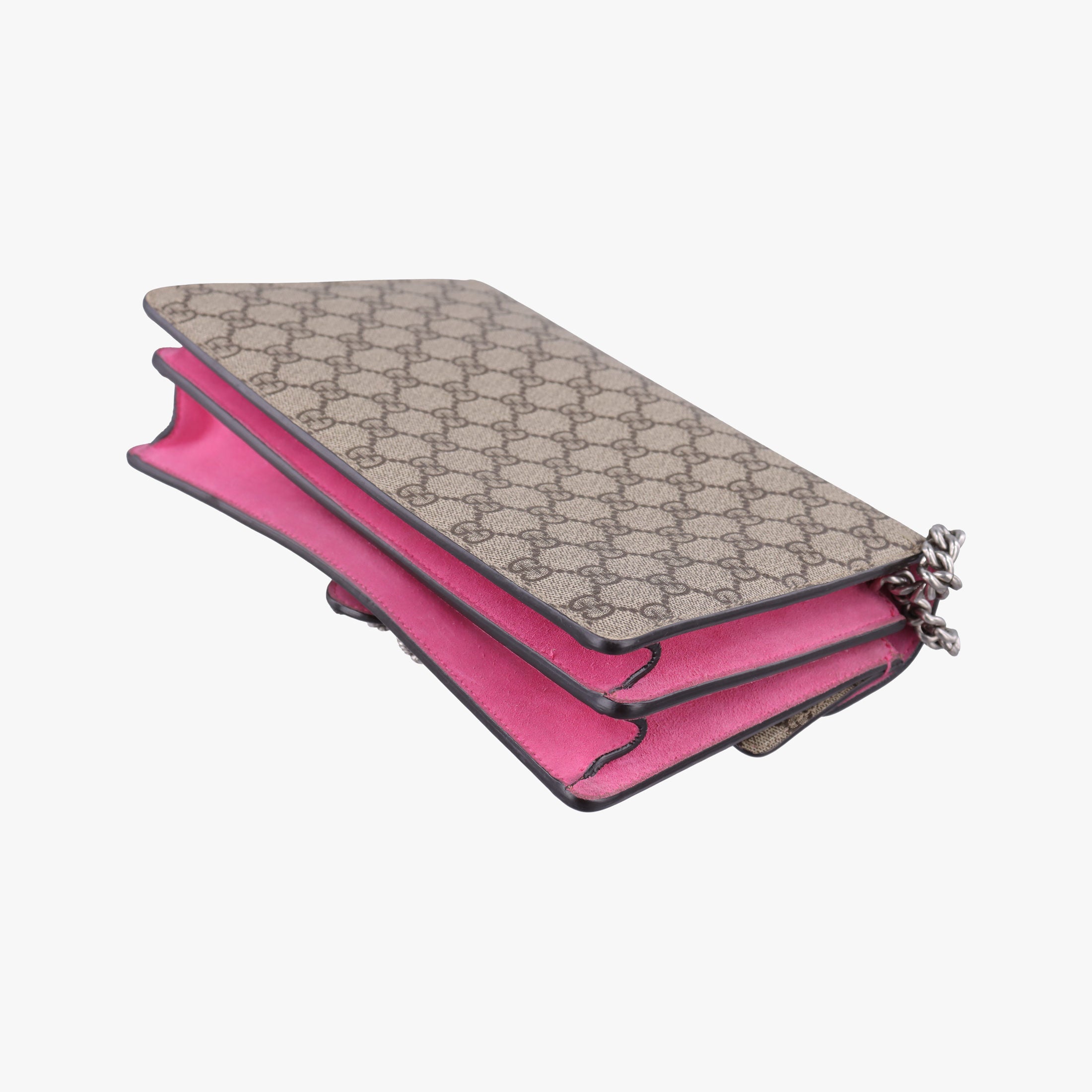 Vintage Gucci Dionysus Brown×pink PVC coated canvas × suede 400249 shoulderbag | stylenewstar