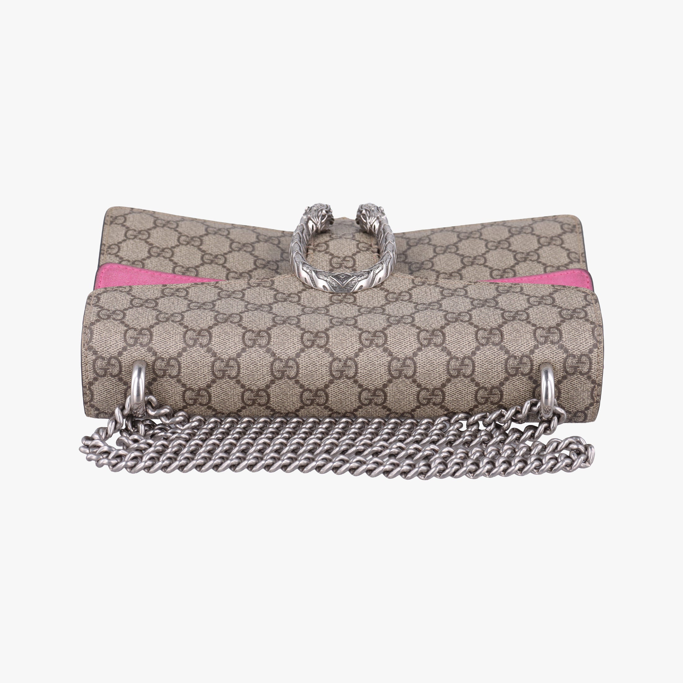 Vintage Gucci Dionysus Brown×pink PVC coated canvas × suede 400249 shoulderbag | stylenewstar