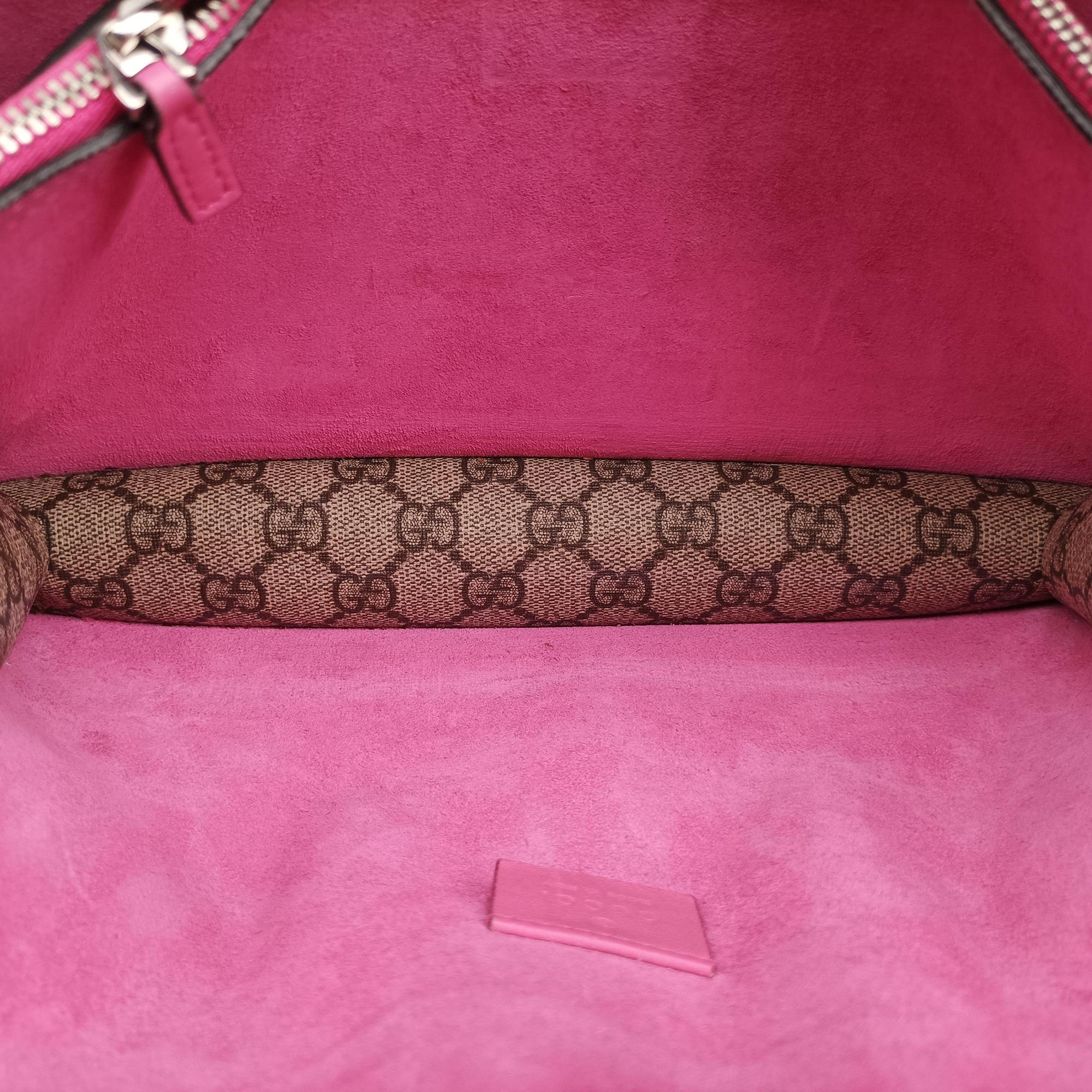 Vintage Gucci Dionysus Brown×pink PVC coated canvas × suede 400249 shoulderbag | stylenewstar