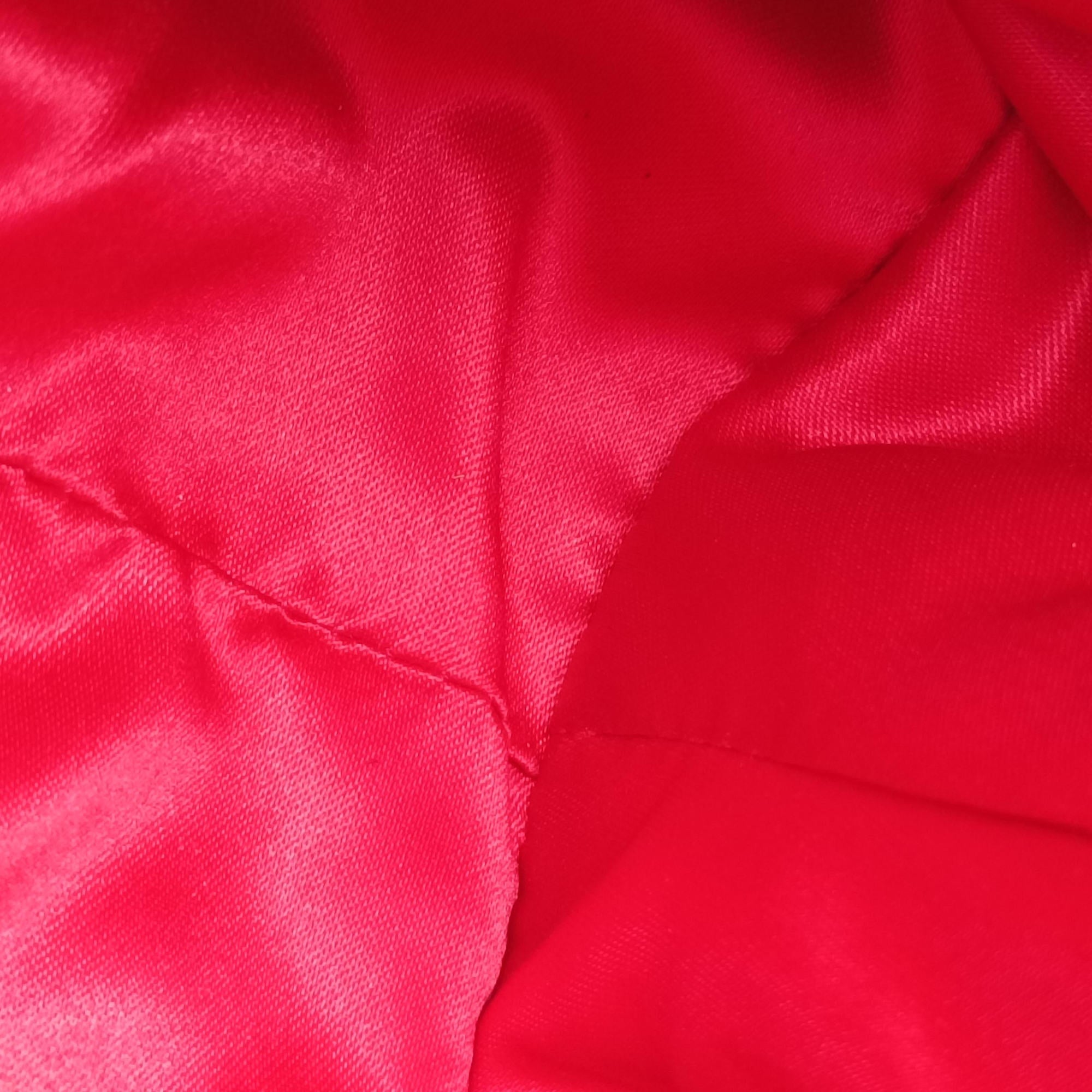 Pre-owned Valentino Petale Rose Dome Red Leather  shoulderbag | stylenewstar
