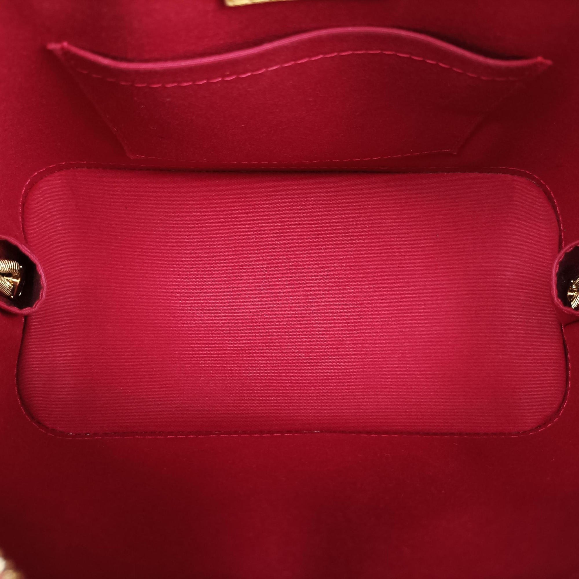 Pre-owned Louis Vuitton Alma BB CERISE Vernis M90174 shoulderbag | stylenewstar