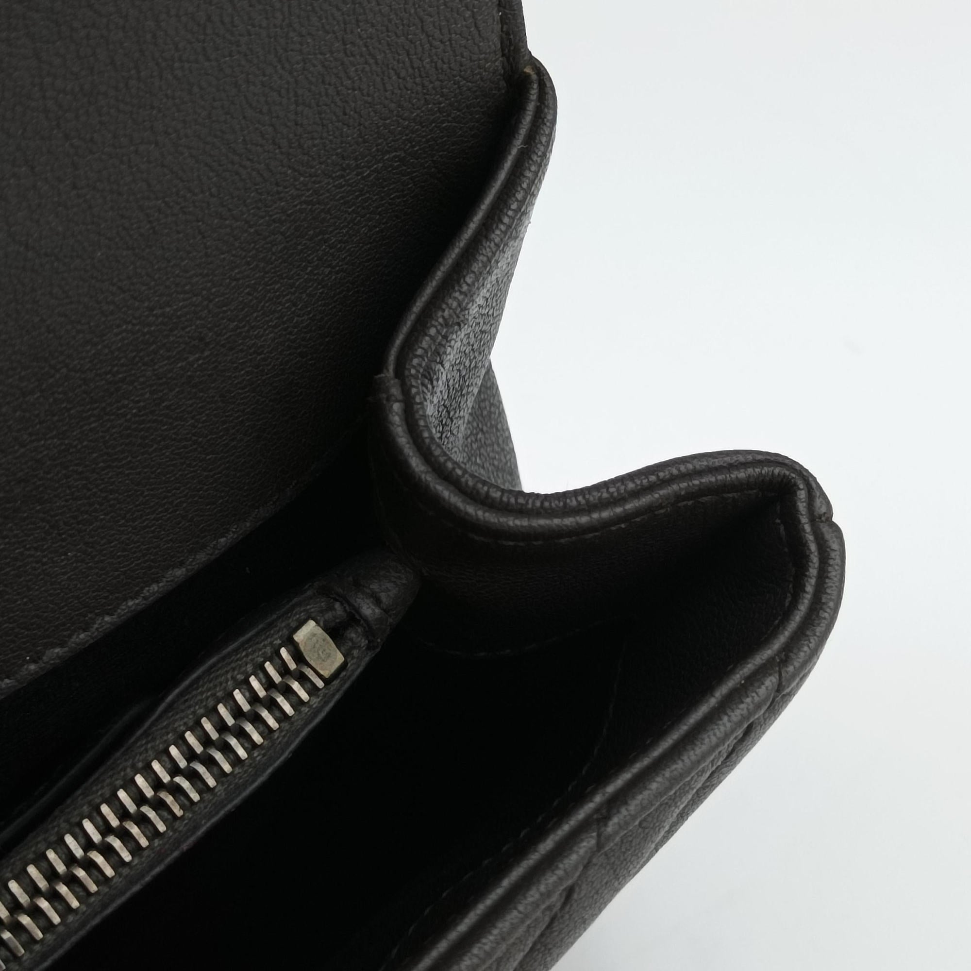 Secondhand Yves Saint Laurent COLLEGE Grey Leather 487213 shoulderbag | stylenewstar