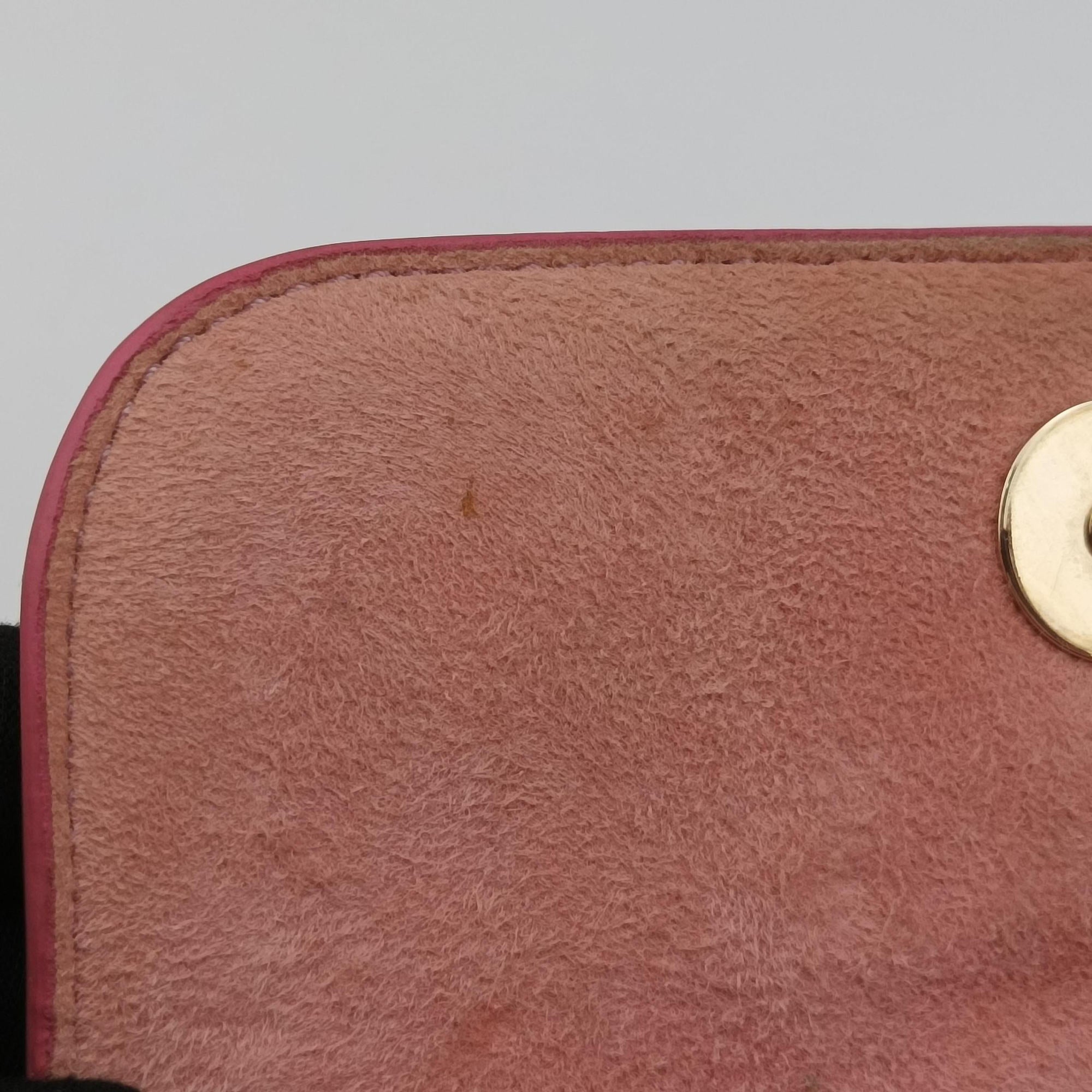 Pre-owned Christian Louboutin Sweet Charity Scarabe Spike Pink Patent  shoulderbag | stylenewstar