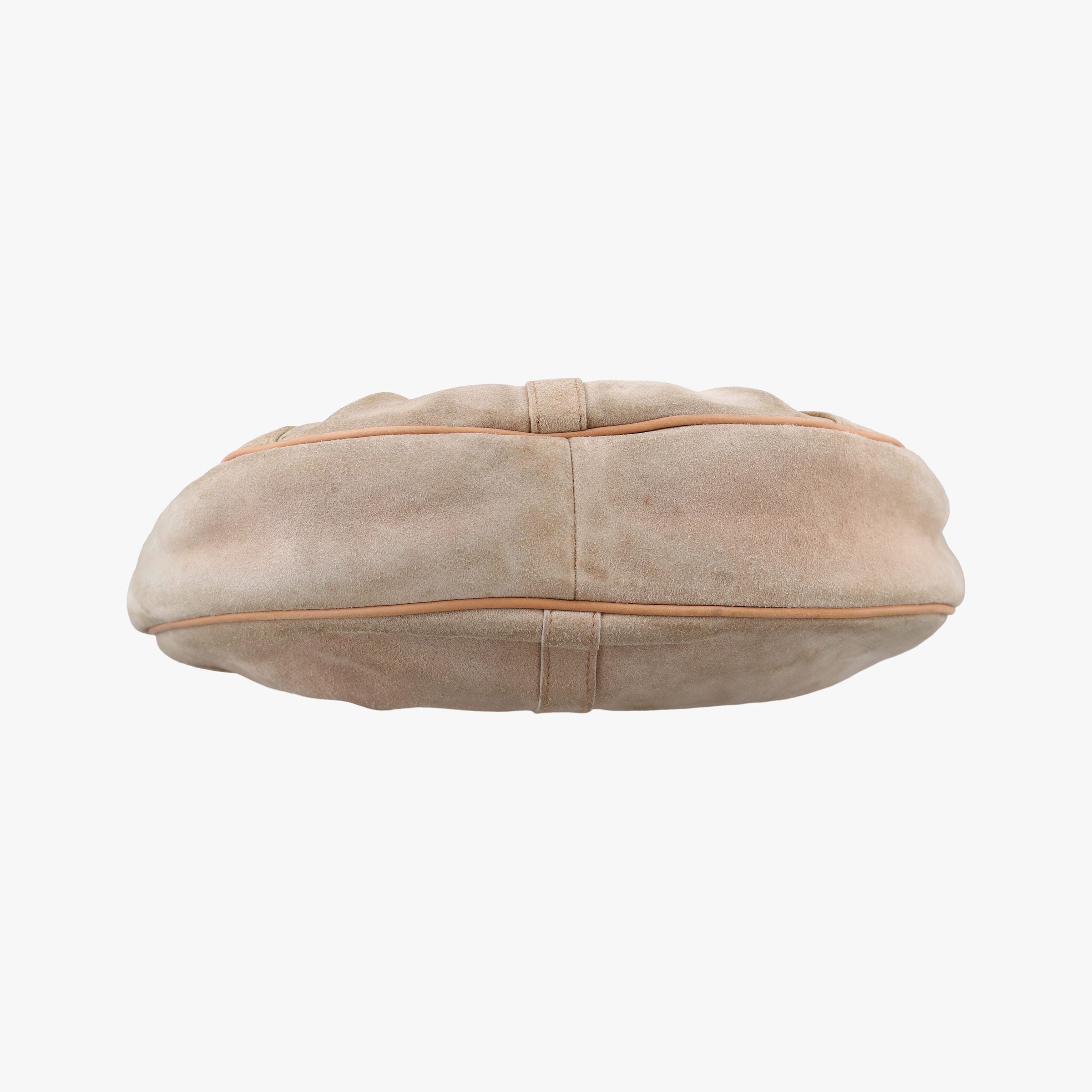 Pre-owned Yves Saint Laurent Rive Gauche Beige Leather×Suede 120436 shoulderbag | stylenewstar