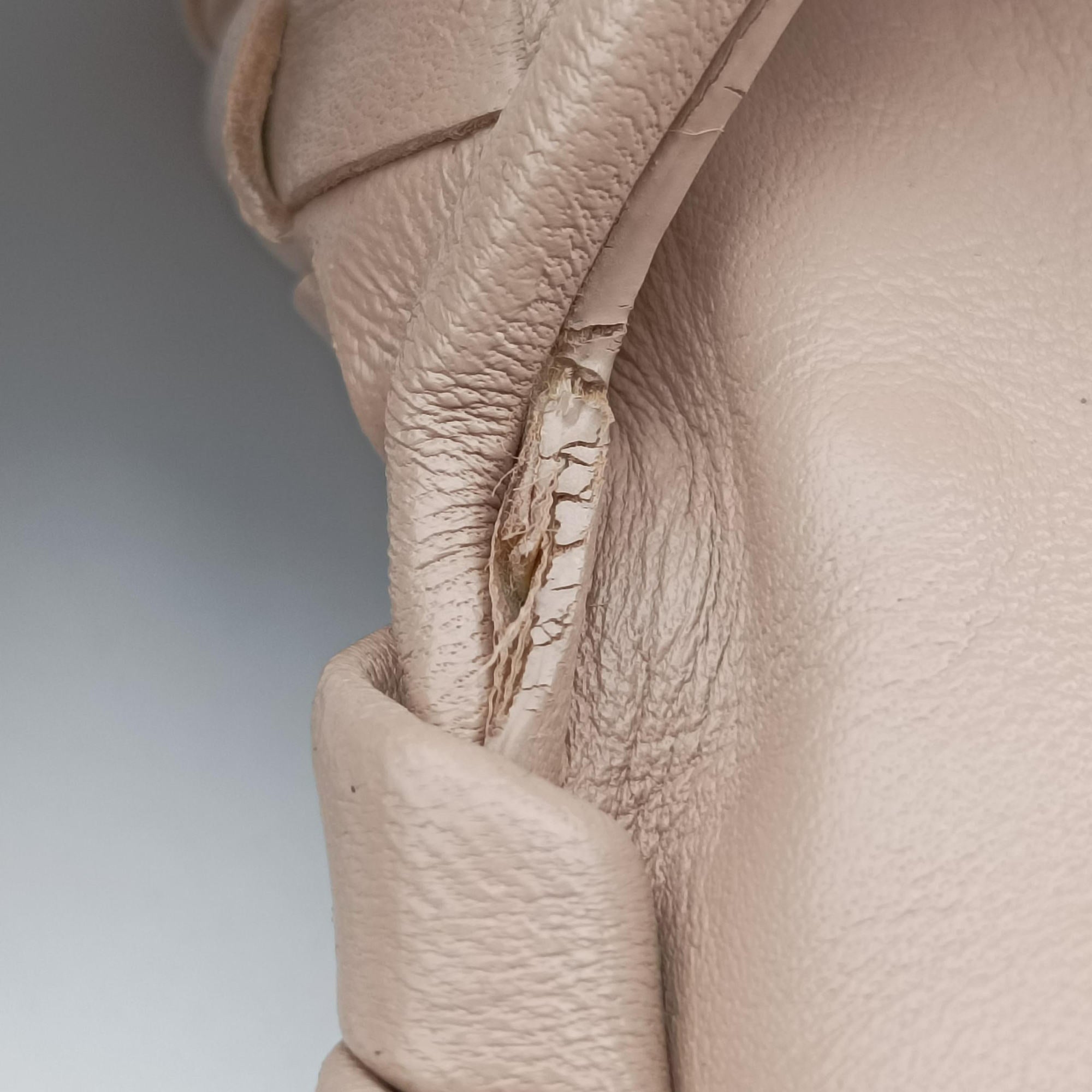 Pre-owned Bottega Veneta Intrecciato Olimpia Beige lambskin  shoulderbag | stylenewstar