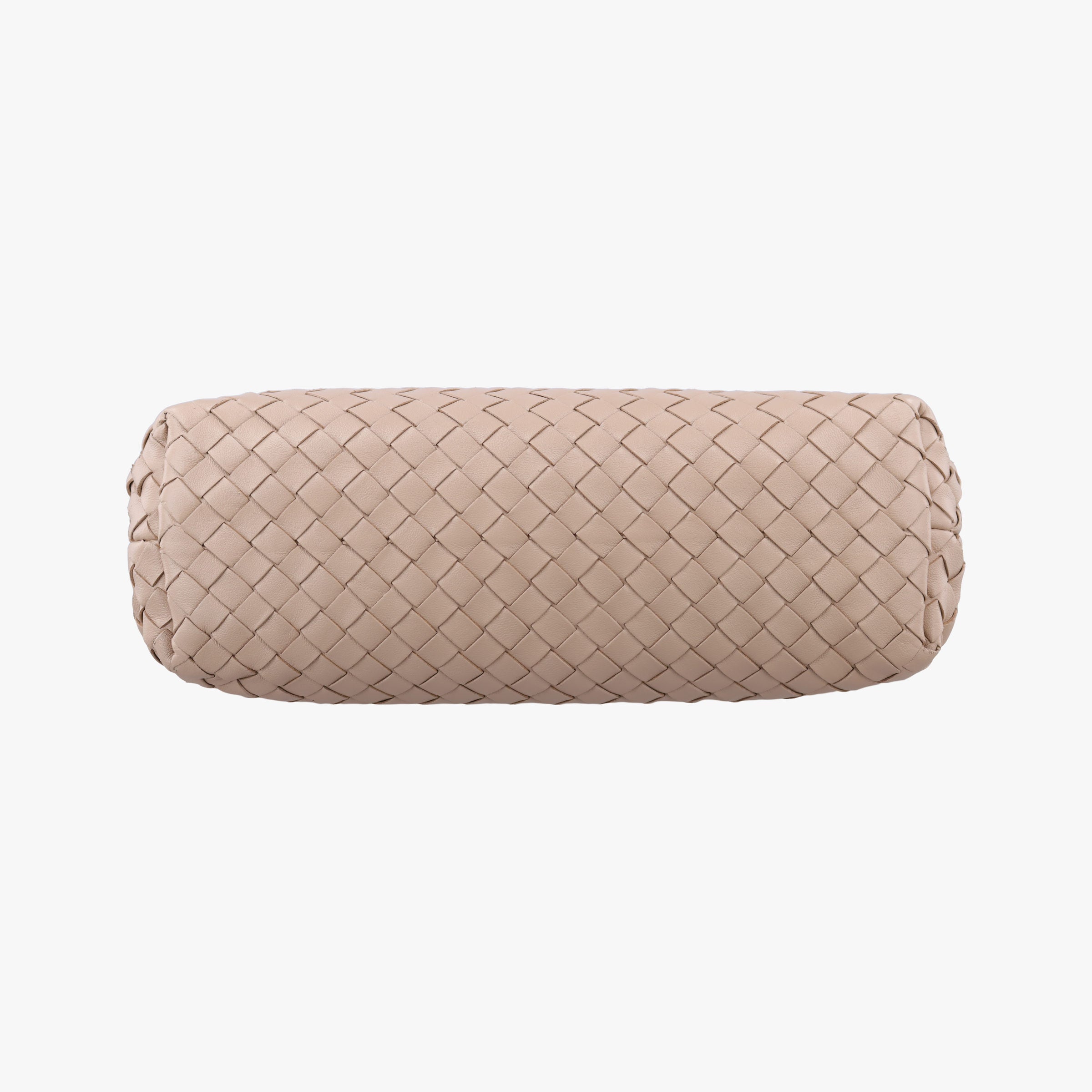 Pre-owned Bottega Veneta Intrecciato Olimpia Beige lambskin  shoulderbag | stylenewstar