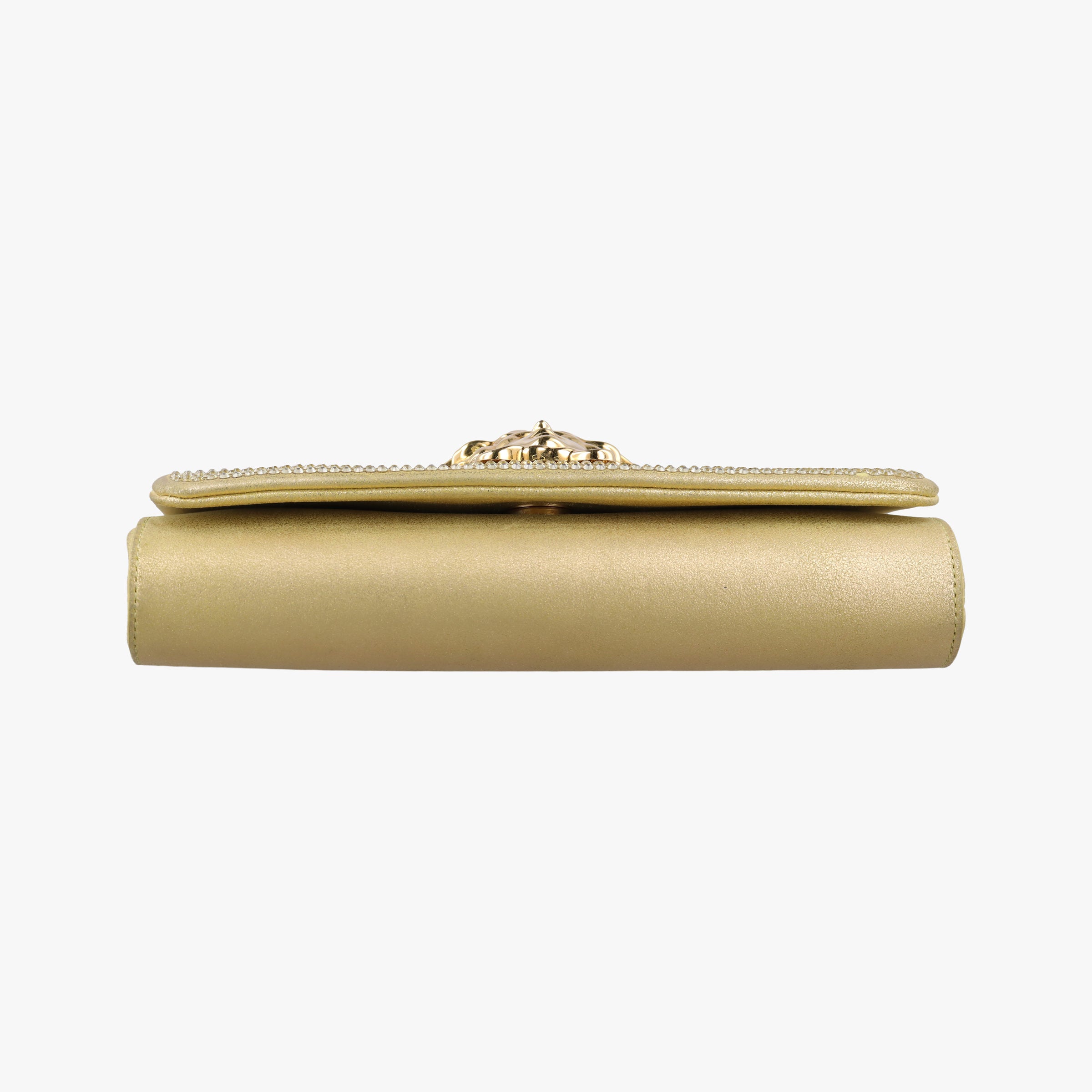 Vintage VERSACE medusa Golden Leather  shoulderbag | stylenewstar