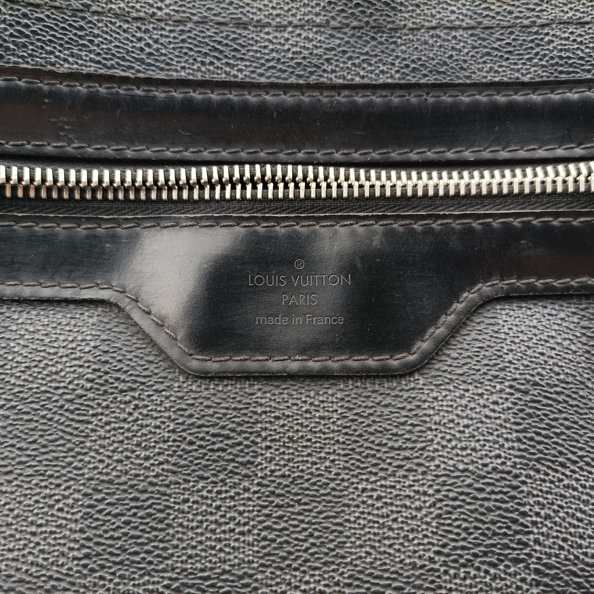 Vintage Louis Vuitton DANIEL MM Noir Damier Graphite N58029 shoulderbag | stylenewstar