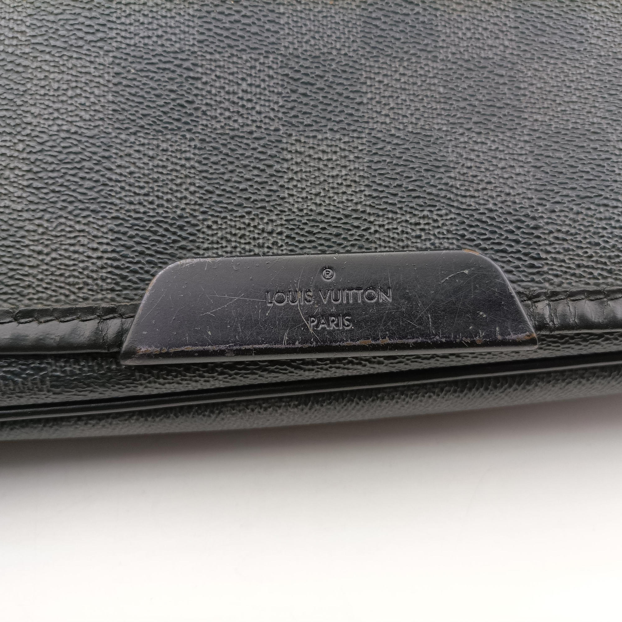 Vintage Louis Vuitton DANIEL MM Noir Damier Graphite N58029 shoulderbag | stylenewstar