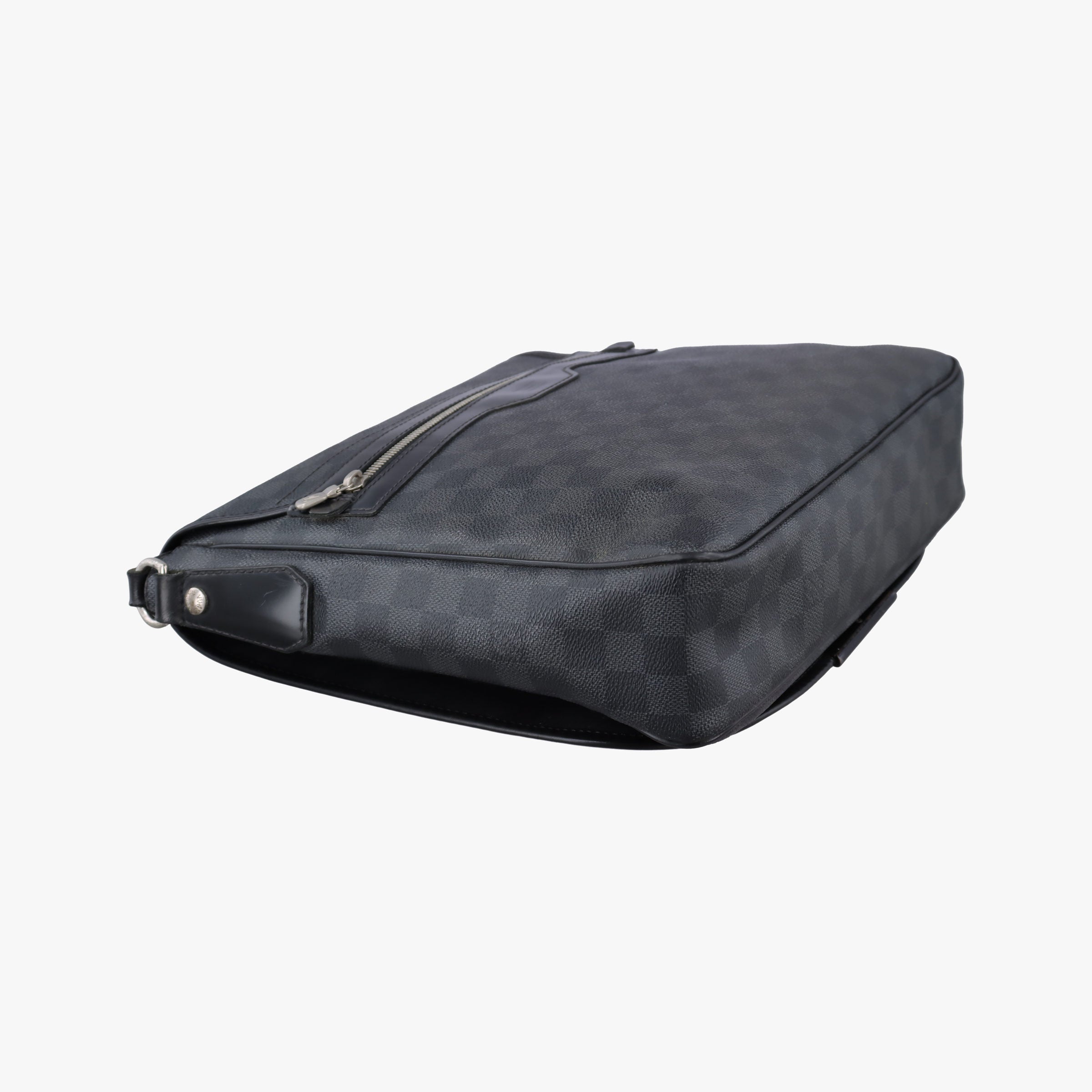 Vintage Louis Vuitton DANIEL MM Noir Damier Graphite N58029 shoulderbag | stylenewstar