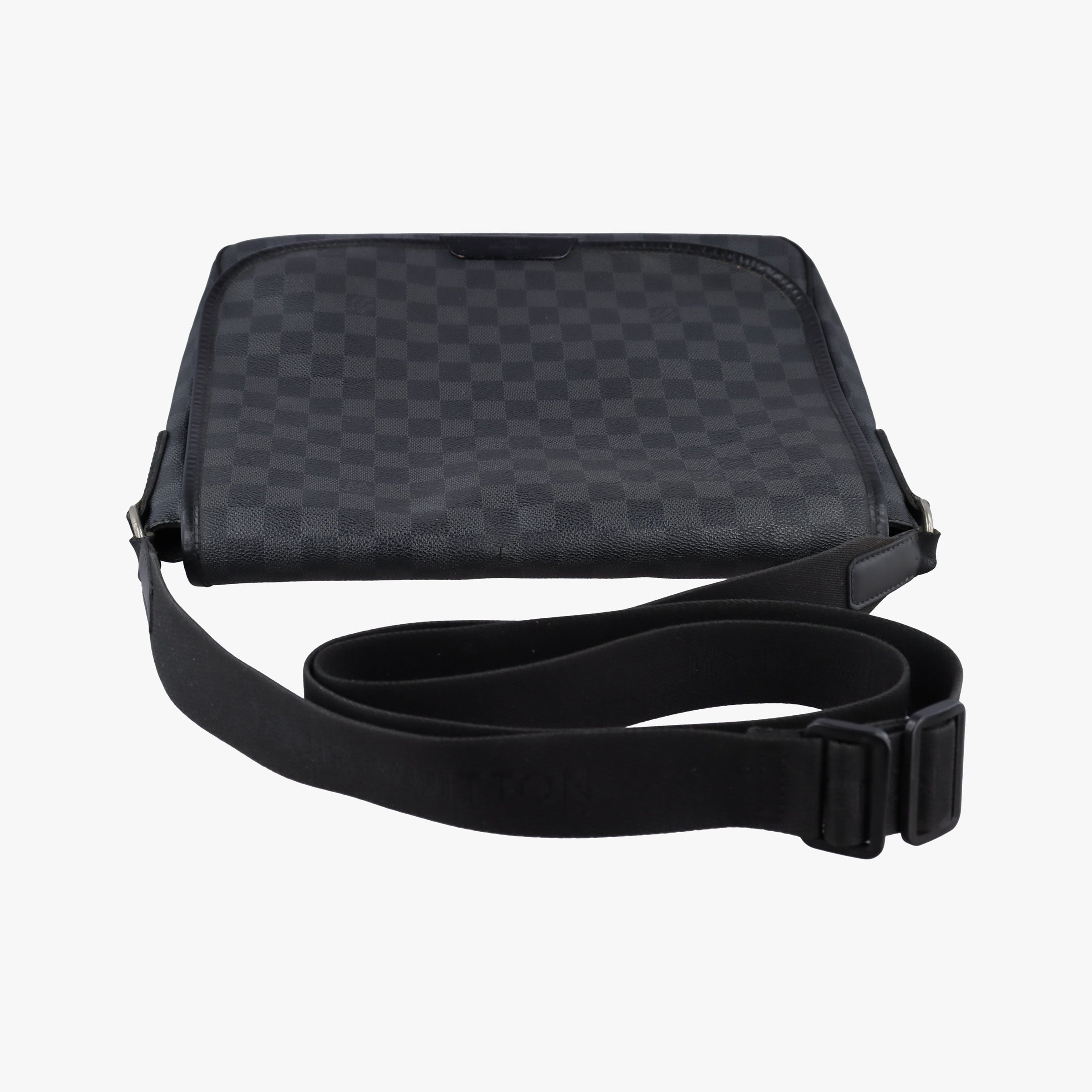 Vintage Louis Vuitton DANIEL MM Noir Damier Graphite N58029 shoulderbag | stylenewstar