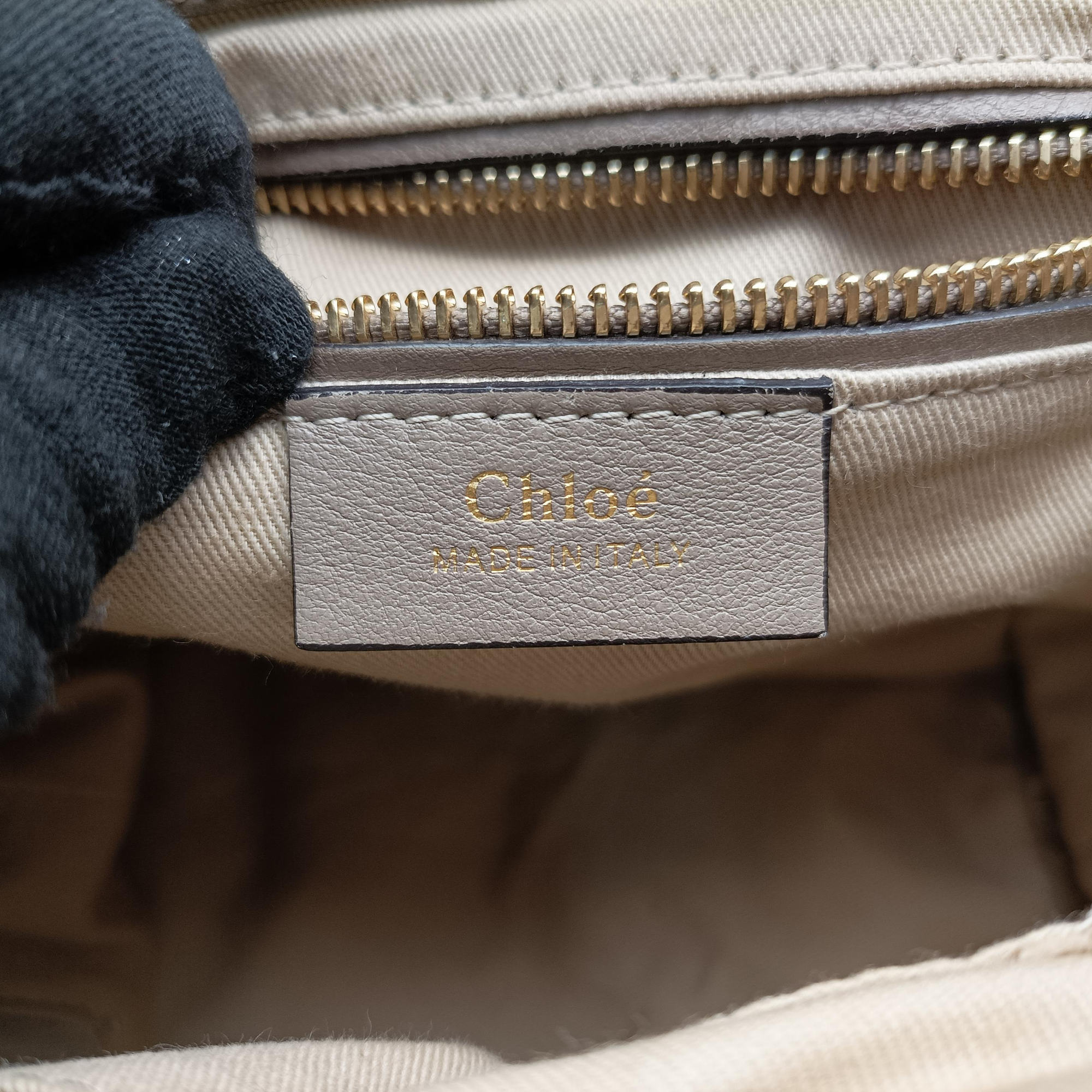 Vintage Chloe FAYE mini Grey Suede × leather  backpack/rucksack | stylenewstar