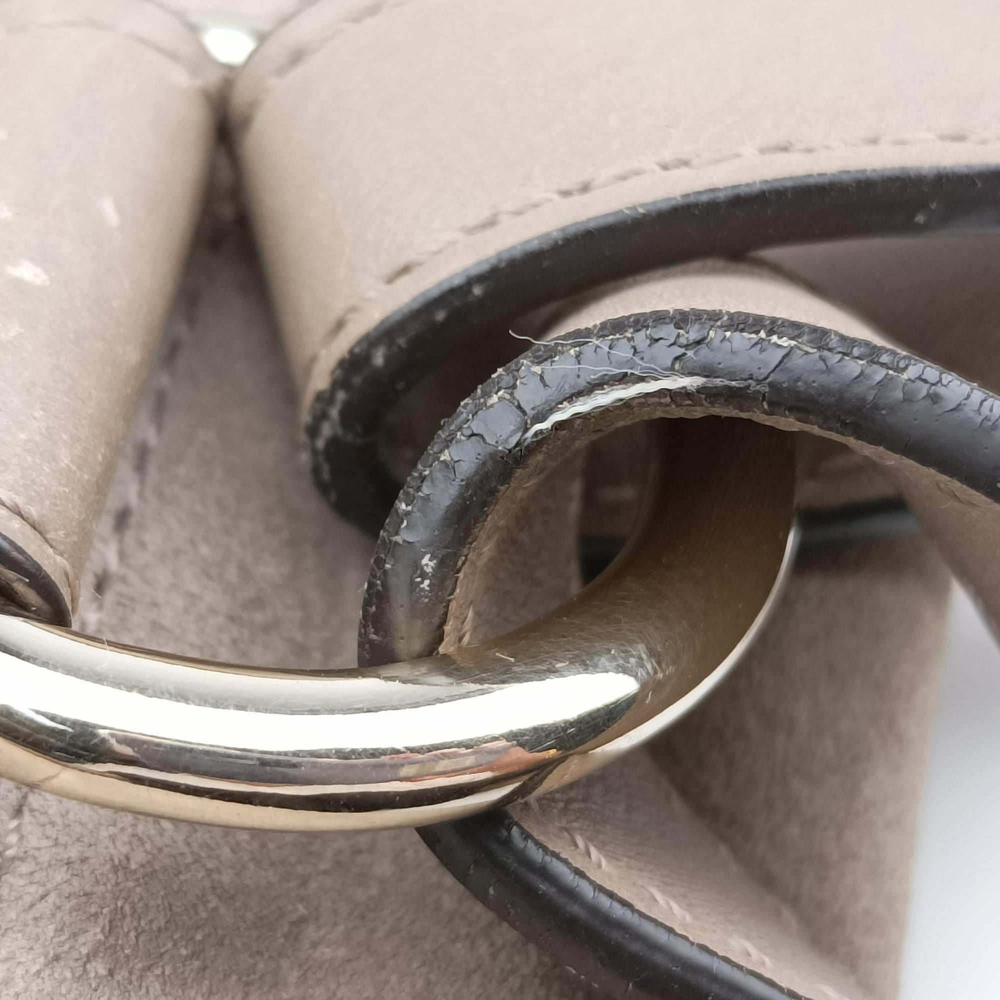 Vintage Chloe FAYE mini Grey Suede × leather  backpack/rucksack | stylenewstar