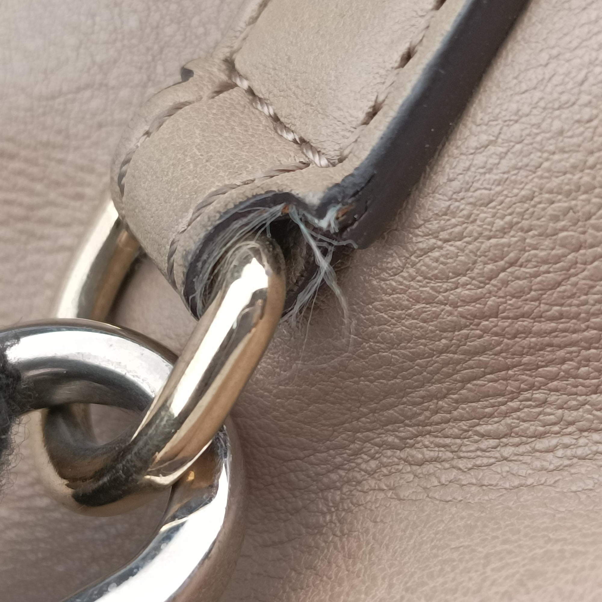 Vintage Chloe FAYE mini Grey Suede × leather  backpack/rucksack | stylenewstar