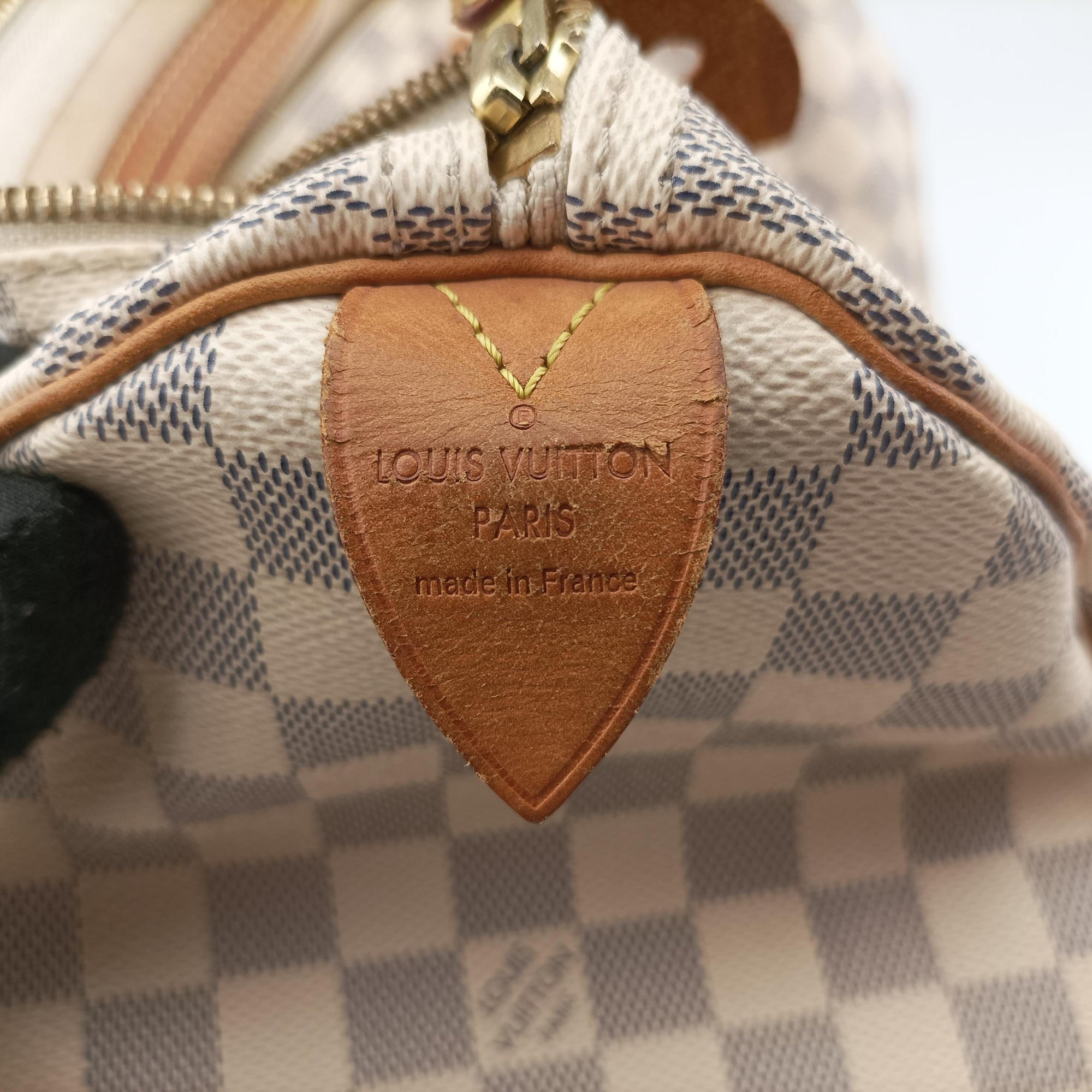 Vintage Louis Vuitton Speedy 35 Azur Damier Canvas N41535 handbag | stylenewstar